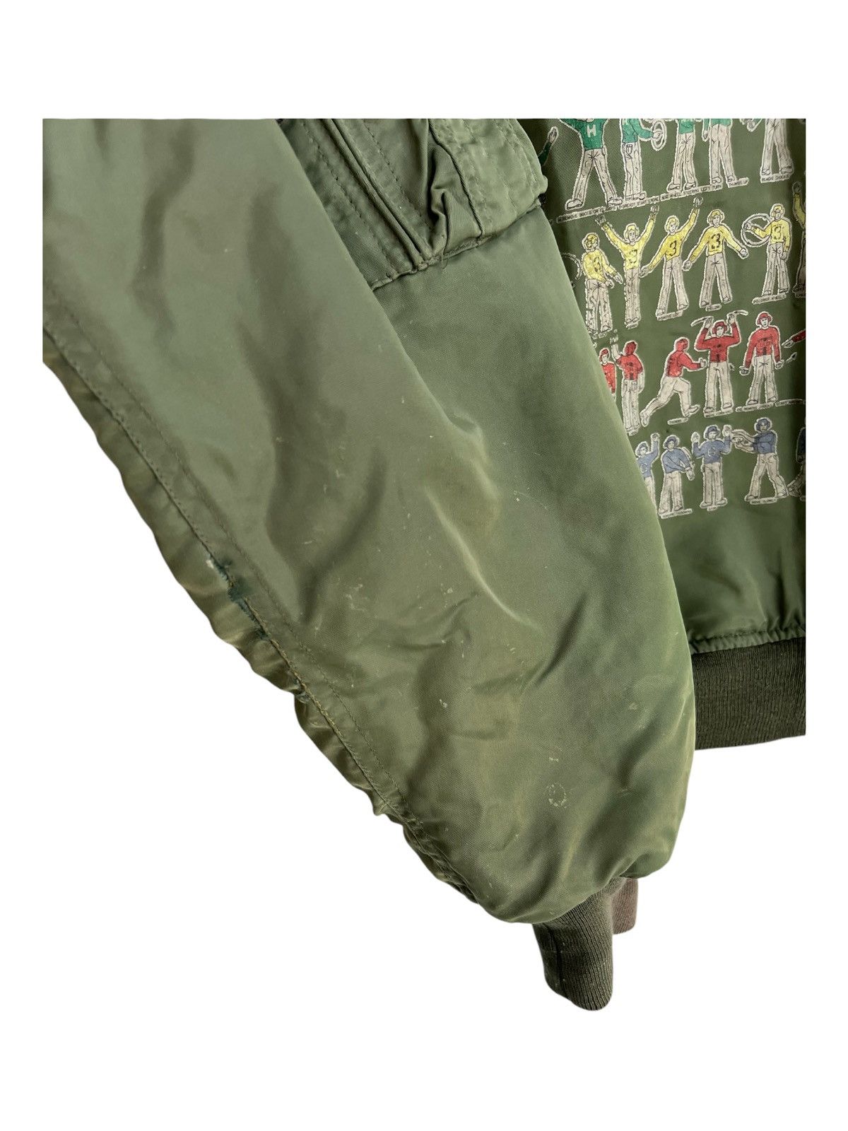 Alpha Industries × Vintage Vintage Alpha Hand Signal US Aircraft Carrier CWU 45 Bomber Size US M / EU 48-50 / 2 - 7 Thumbnail
