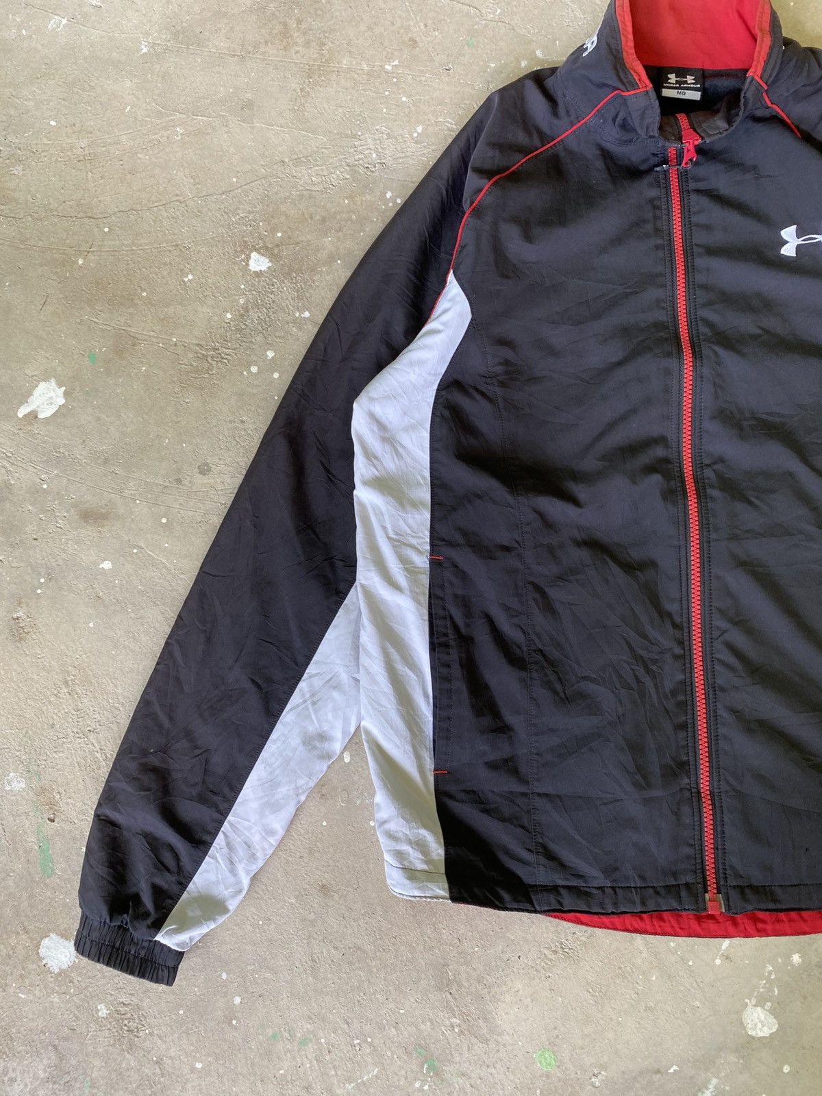 Under Armour Under Armour Zip Track Jacket Black Red Size US M / EU 48-50 / 2 - 3 Thumbnail