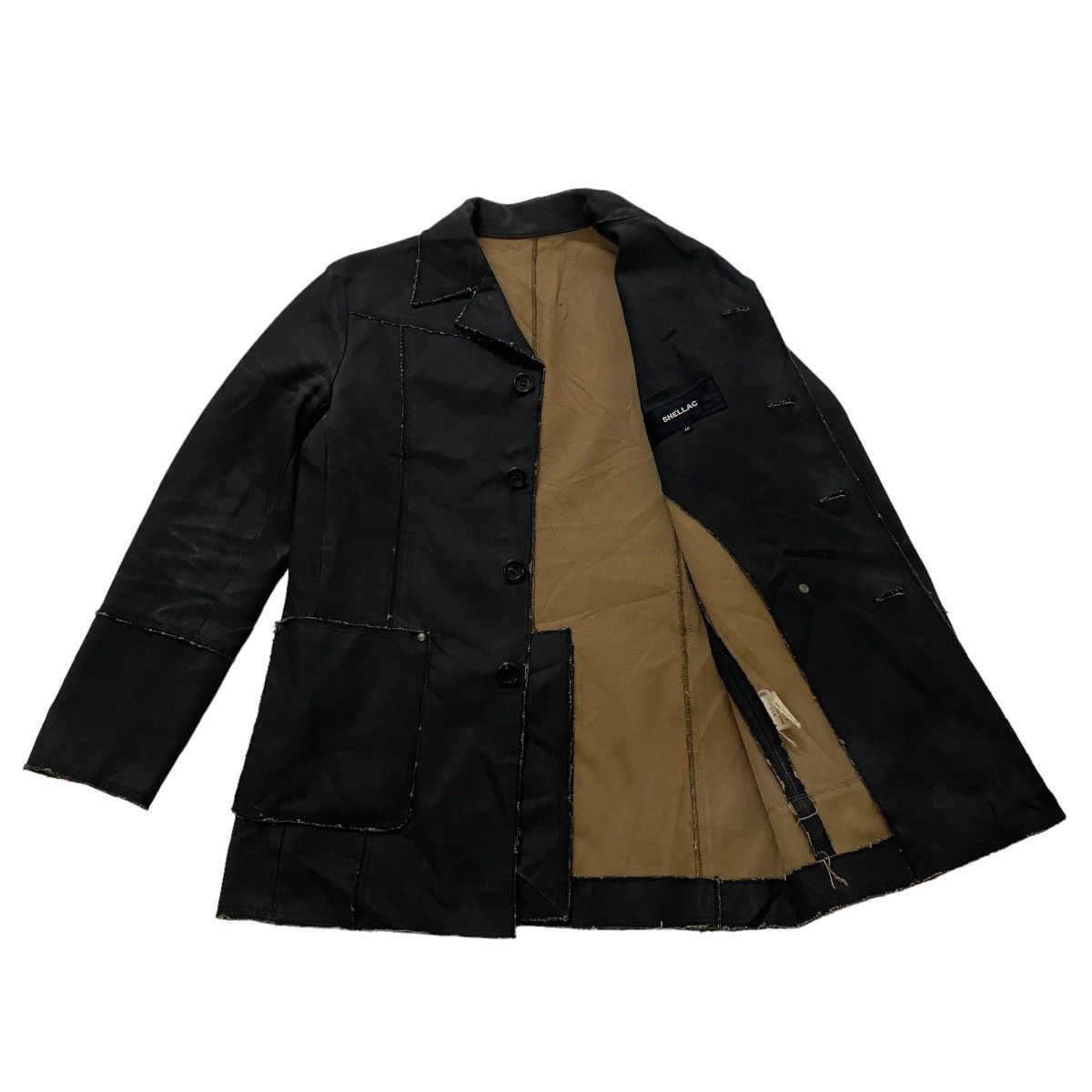 Japanese Brand ✨Nice design Shellac patchwork design jacket size 44 Size US S / EU 44-46 / 1 - 9 Thumbnail