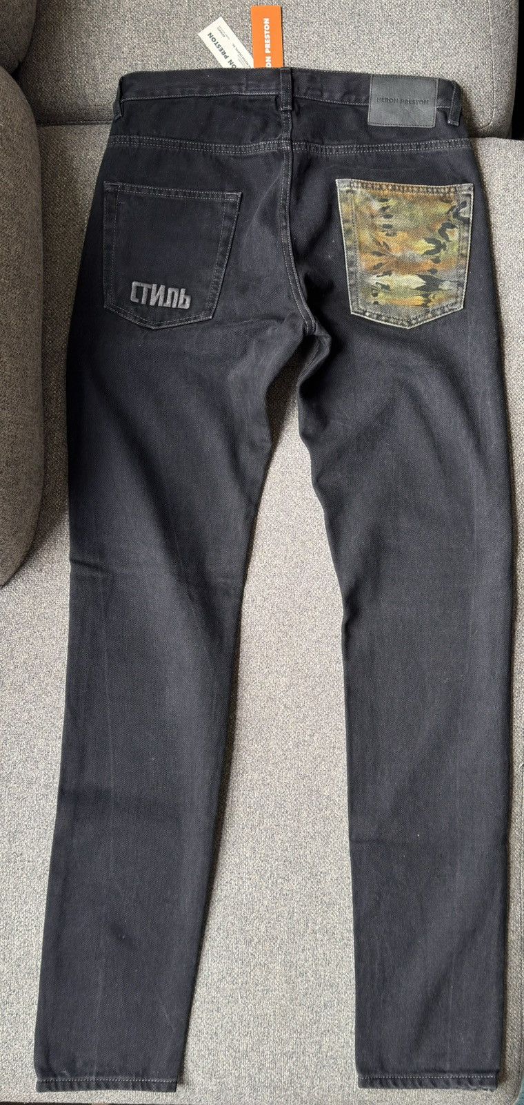 Heron Preston Heron Preston Denim Jeans Size US 30 / EU 46 - 2 Thumbnail