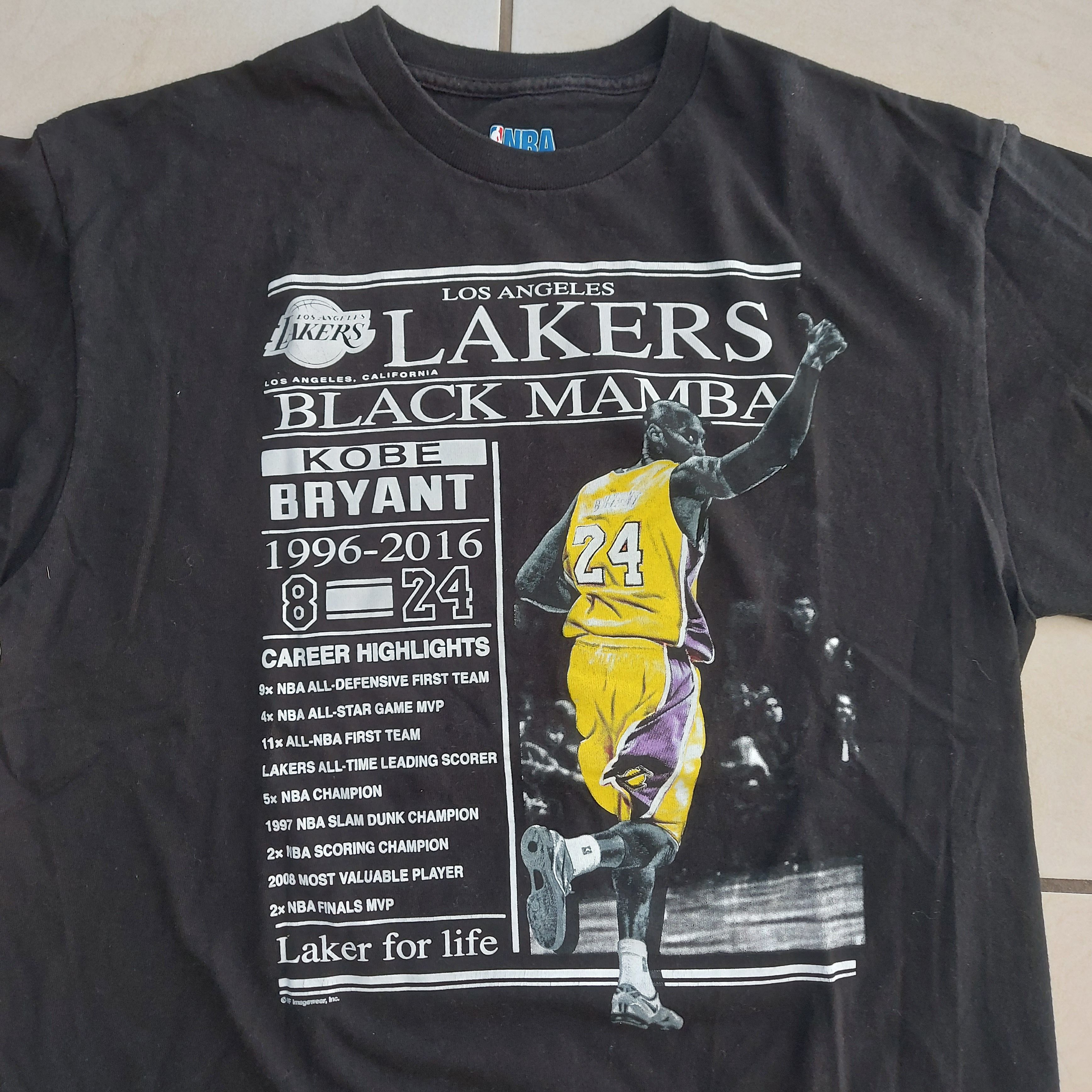 NBA Kobe Black Mamba stats tshirt Size US L / EU 52-54 / 3 - 1 Thumbnail