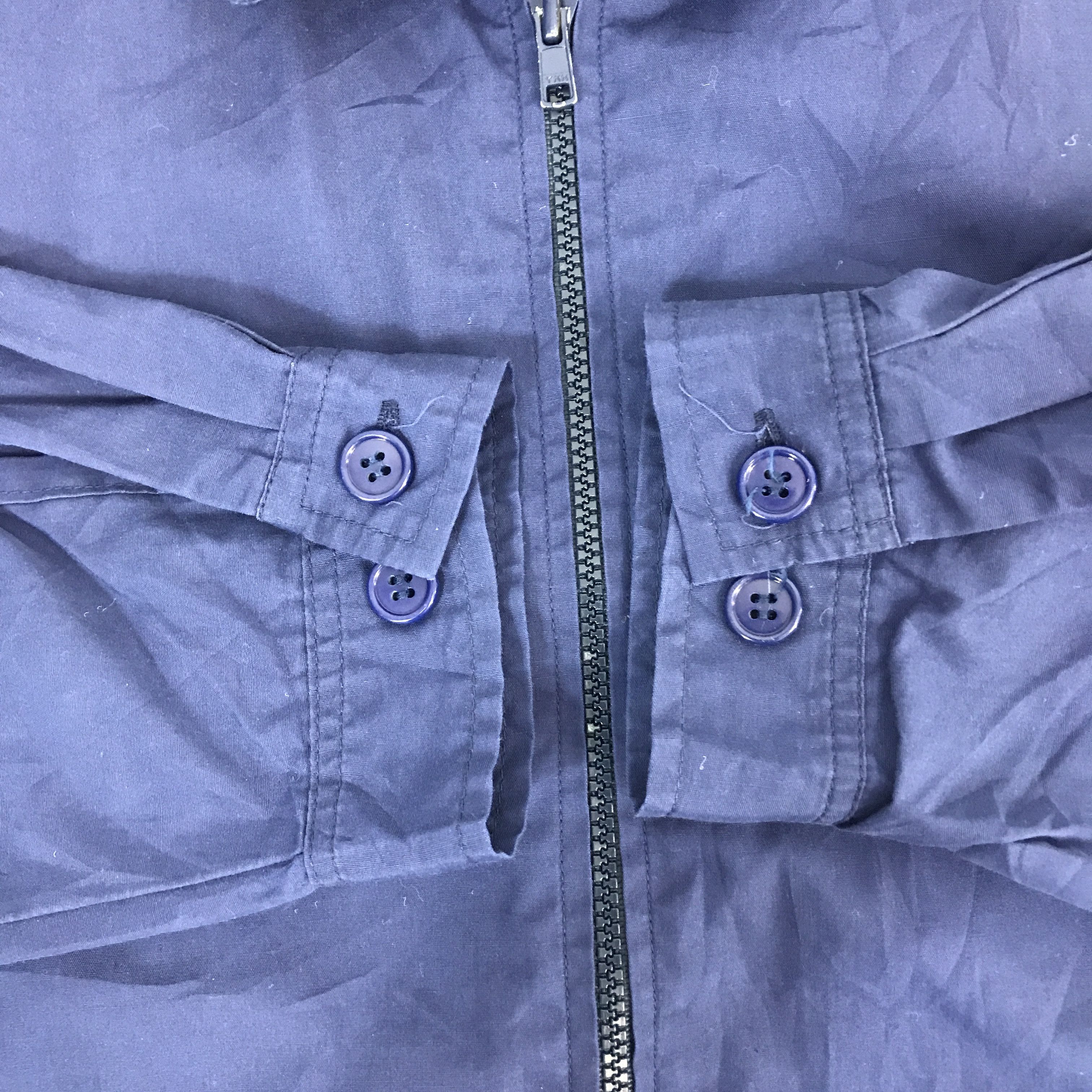 Japanese Brand VTG 90s HITACHI JAPAN BUIL CARE INDIGO JACKET Size US L / EU 52-54 / 3 - 8 Thumbnail