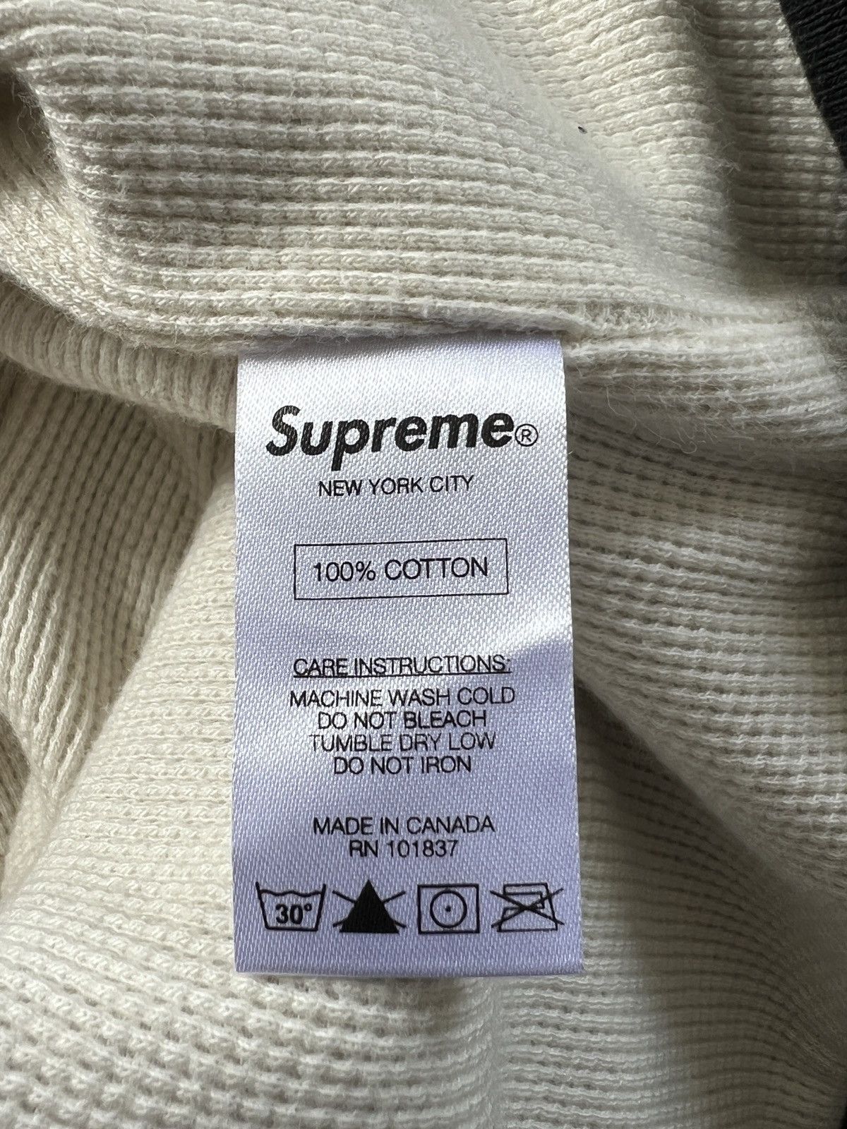 Supreme Supreme Heavyweight Thermal Zipper Sun Faded Hoodie Size US XL / EU 56 / 4 - 16 Thumbnail