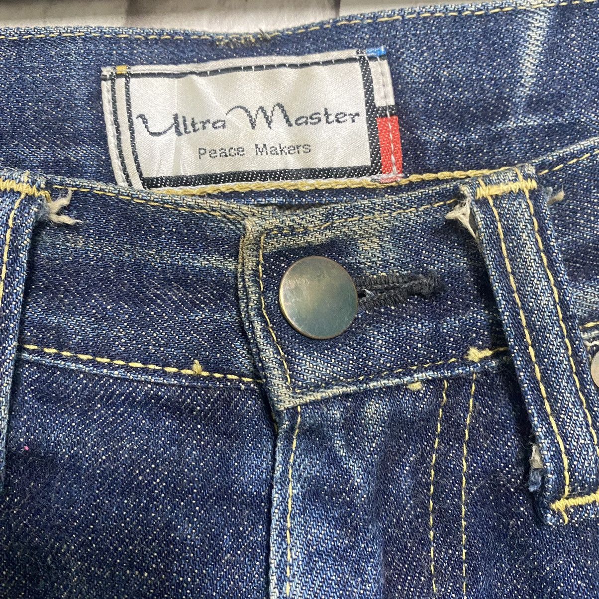 Japanese Brand Ultra Master Peacemakers Denim Selvedge Jeans Size US 30 / EU 46 - 6 Thumbnail