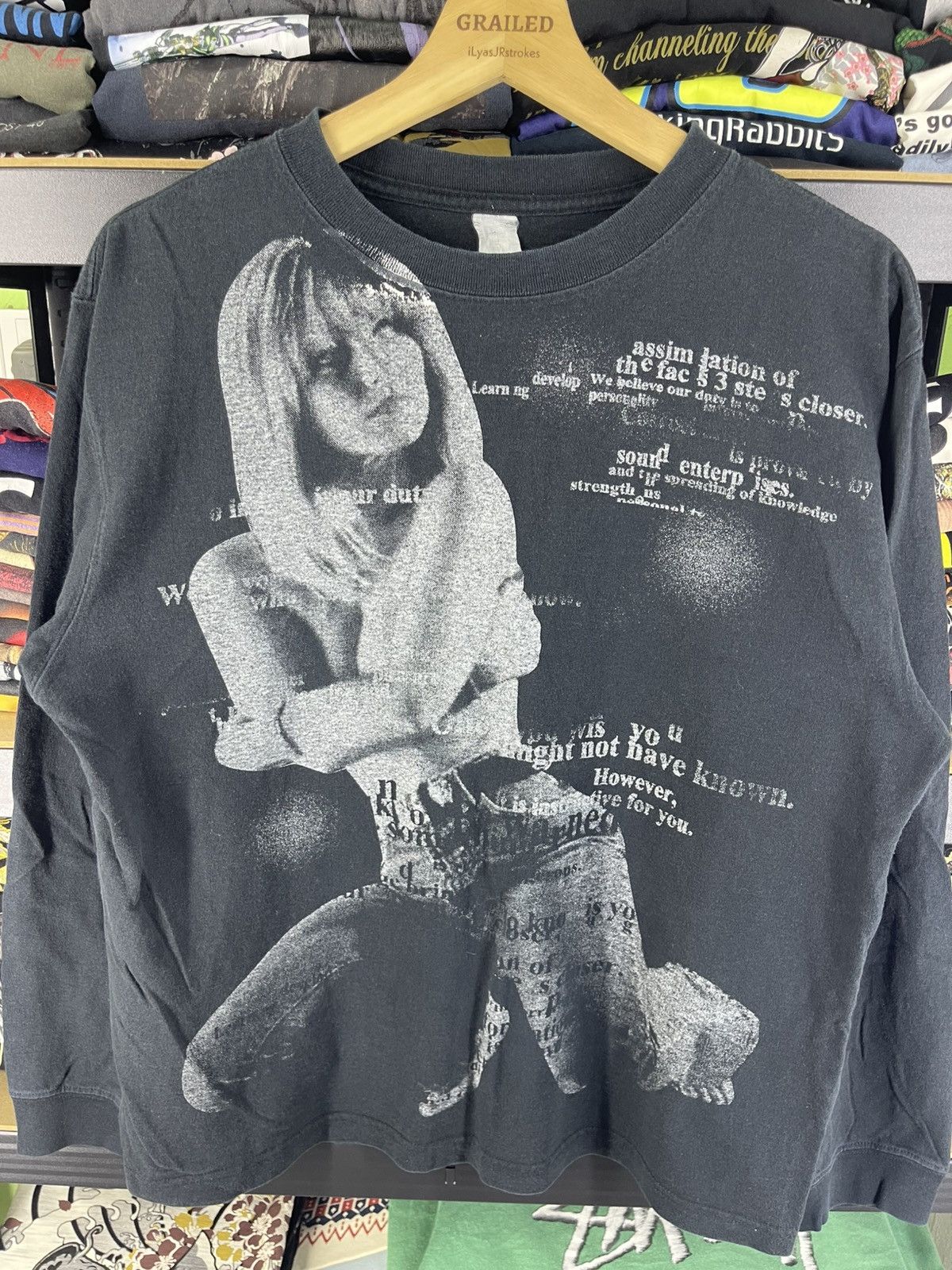 Japanese Brand Vintage Girl CkingRabbit and Dilu Style Hysteric Glamour Tee Size US M / EU 48-50 / 2 - 6 Thumbnail