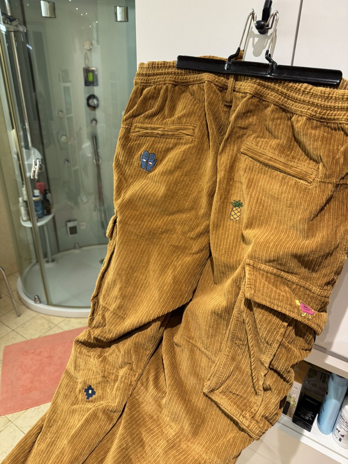Dsquared2 Dsquared2 Embroidered Corduroy Cargo Pants Size US 34 / EU 50 - 4 Thumbnail