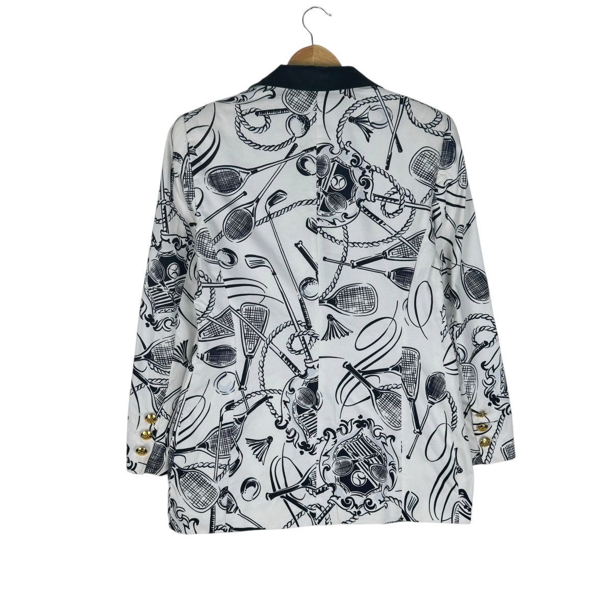 Escada × Vintage ⚡️ESCADA MARGARETHA LEY CLUB SPORT PRINT JACKET Size M / US 6-8 / IT 42-44 - 8 Thumbnail