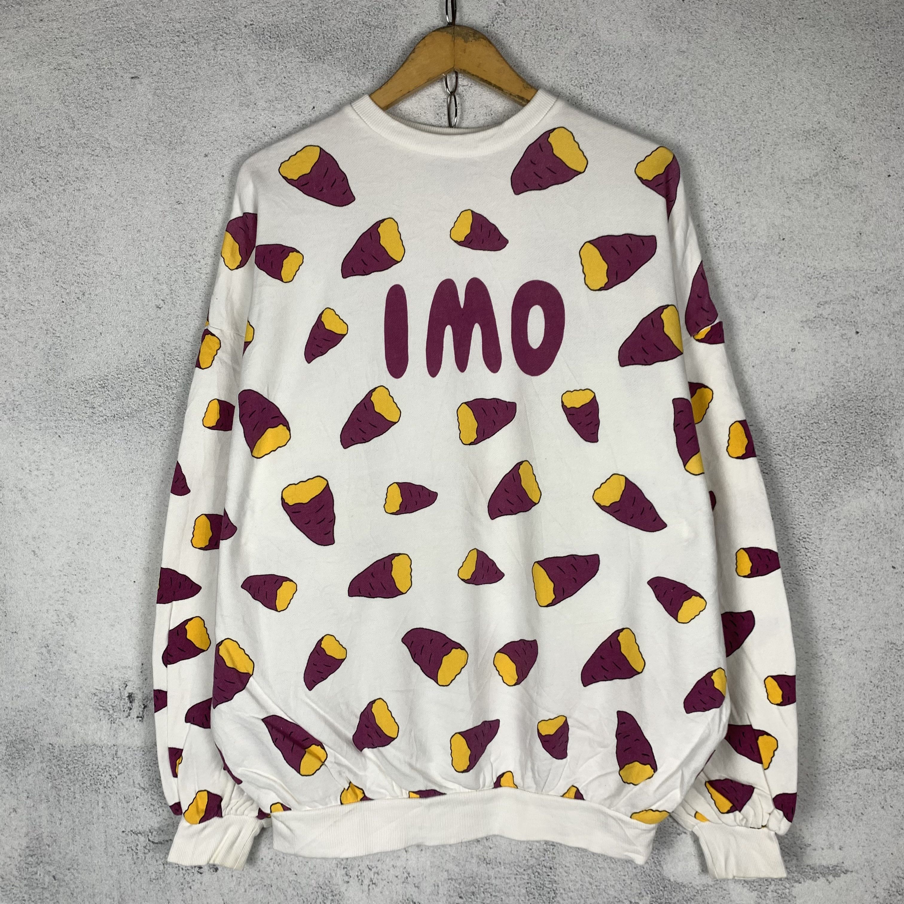 Punyus Over Print Sweatshirt Crewneck