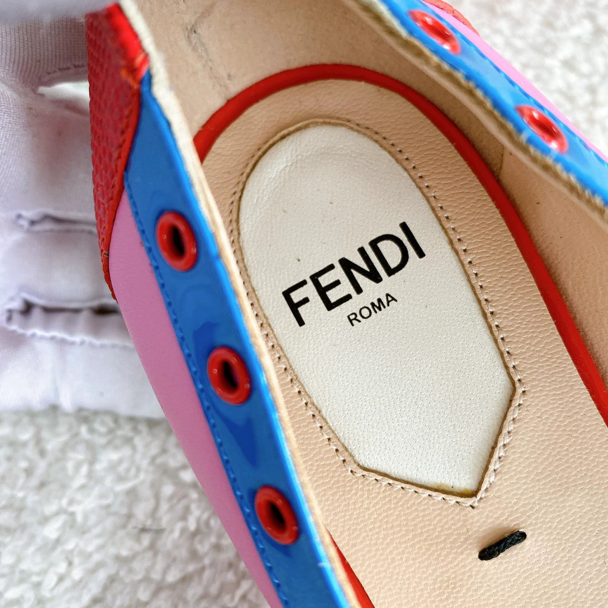 Fendi Fendi Color Blocked Low Heel Shoes 35.5 5194 New Size US 5 / IT 35 - 8 Thumbnail