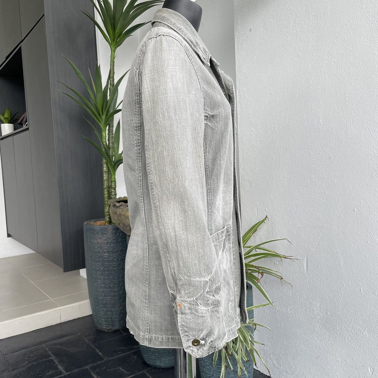 Levi's × Levi's Vintage Clothing Vintage Levis Denim Redloop Grey workers Jacket Size L / US 10 / IT 46 - 7 Thumbnail