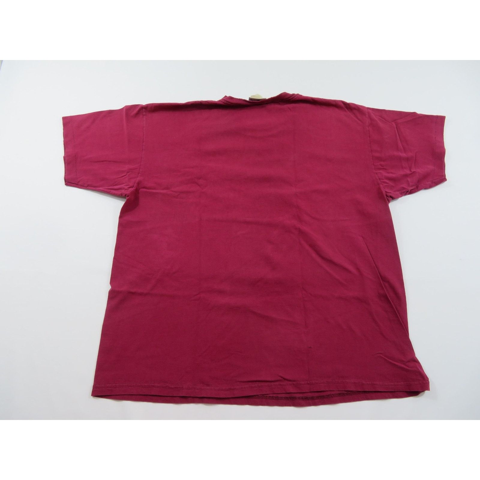 Reebok Reebok T-Shirt, Maroon Gray Embroidered Logo, Sz XL 1990s Size US XL / EU 56 / 4 - 3 Thumbnail