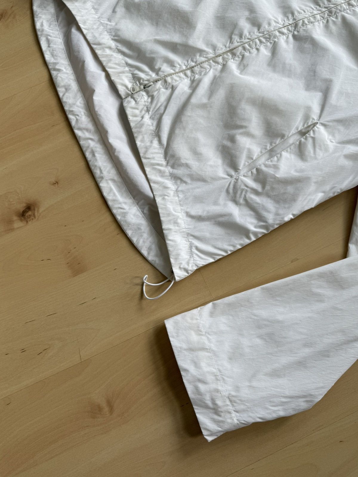 Jil Sander Jil Sander Archive white hooded jacket runway Size S / US 4 / IT 40 - 6 Thumbnail