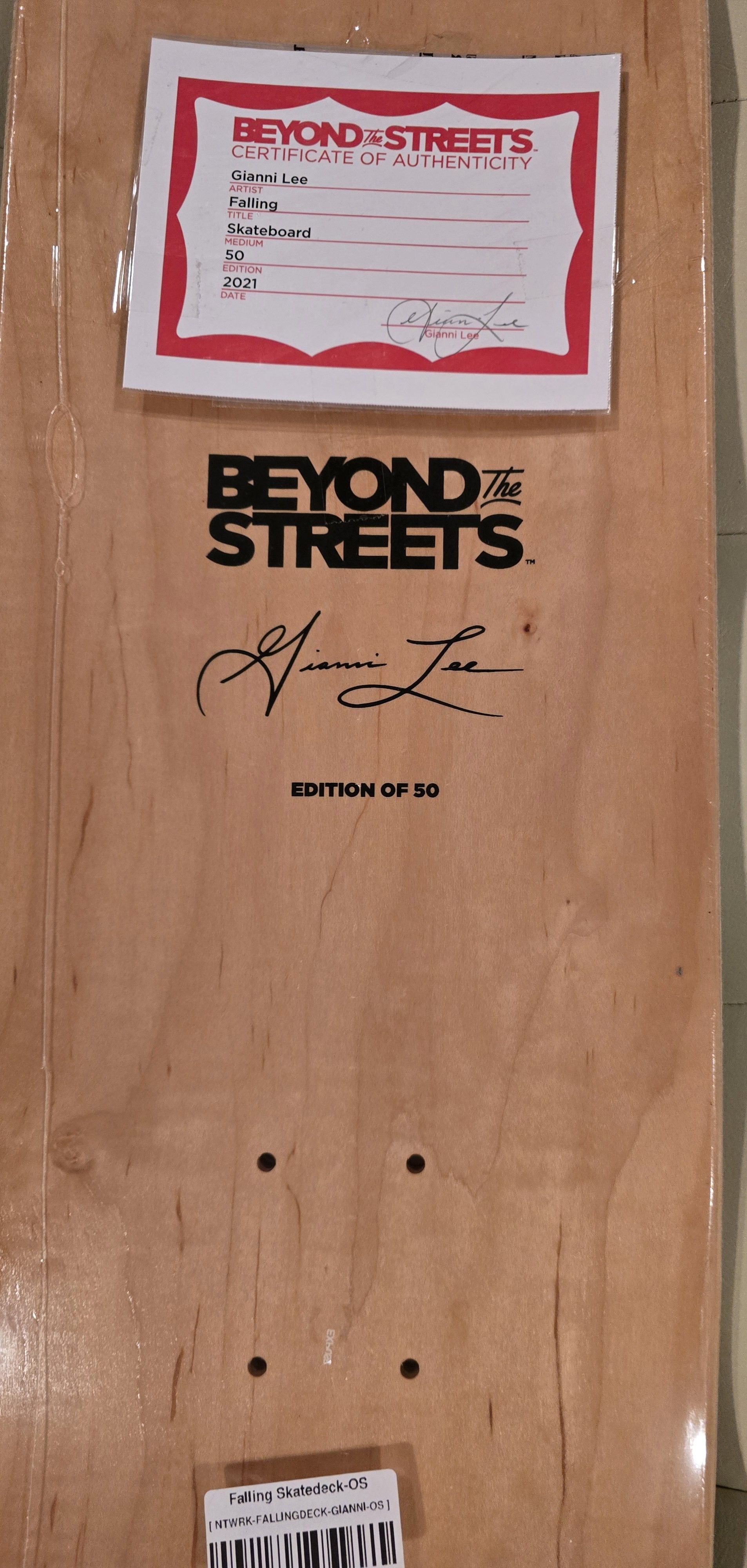 Gianni Valentino Gianni Lee signed skate deck Size ONE SIZE - 2 Thumbnail