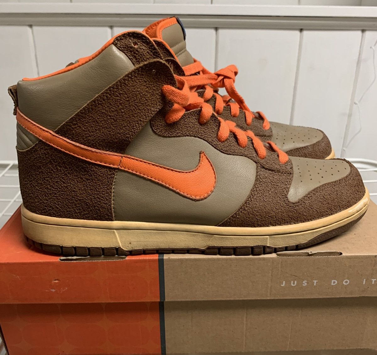 Nike Nike Dunk High Premium Fantastic Four The Thing 2006 Rare Size US 9.5 / EU 42-43 - 2 Thumbnail