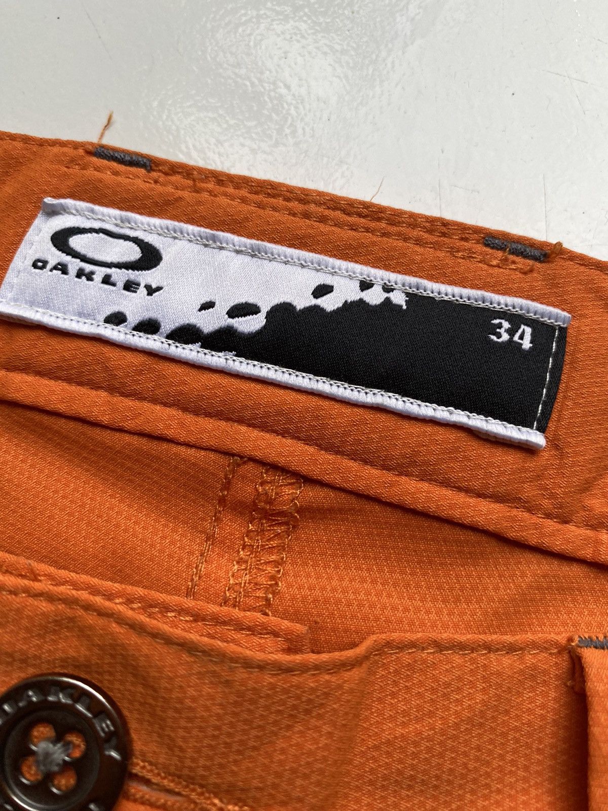 Oakley × Vintage Rare oakley nylon orange pants 2000s Size US 33 - 9 Thumbnail