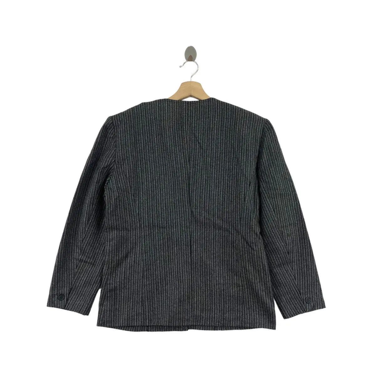 Vintage Vintage 80’ ROBERTO FABRIS PARIS Striped Cardigan Sport Coat Size S / US 4 / IT 40 - 3 Thumbnail