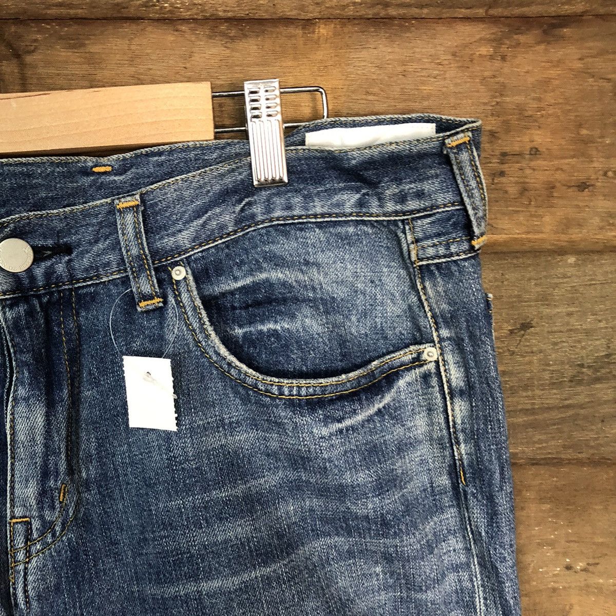 Japanese Brand Mausonde Reefur ripped distressed Blue Denim Pants #7382 Size 30" / US 8 / IT 44 - 5 Thumbnail
