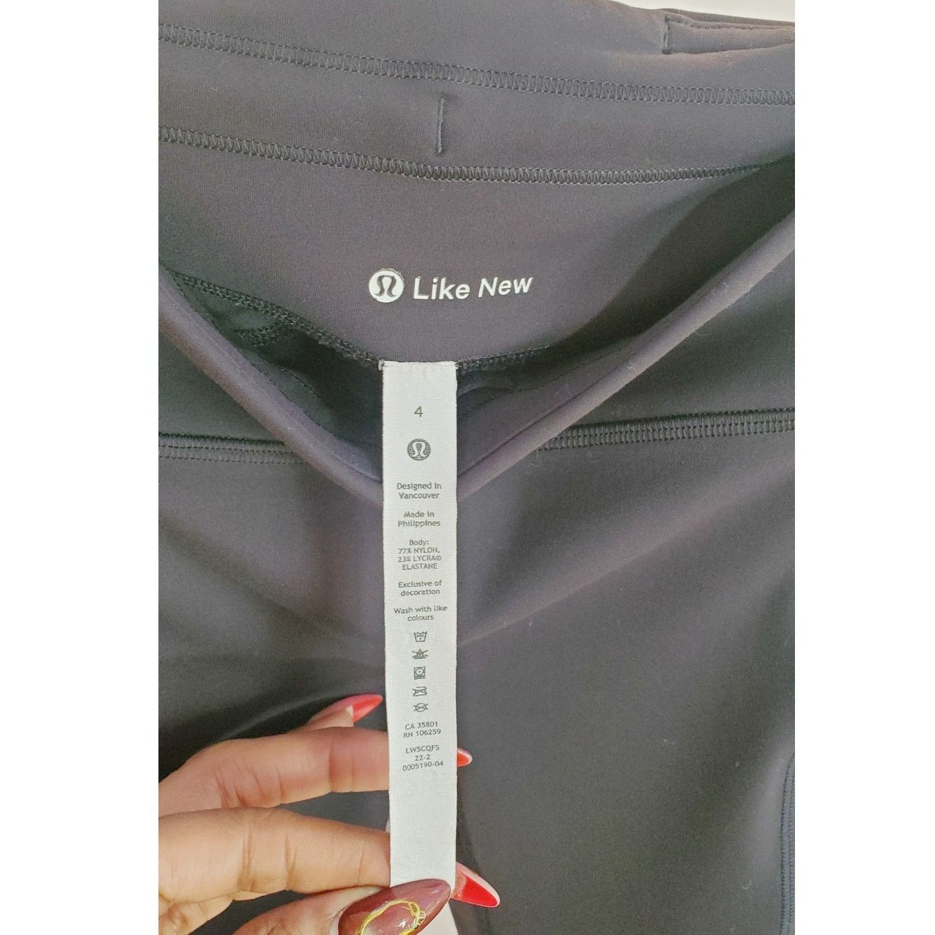 Lululemon Lululemon 2 Pack Pocket Leggings Black Green High Rise 4 Size 27" / US 4 / IT 40 - 3 Thumbnail