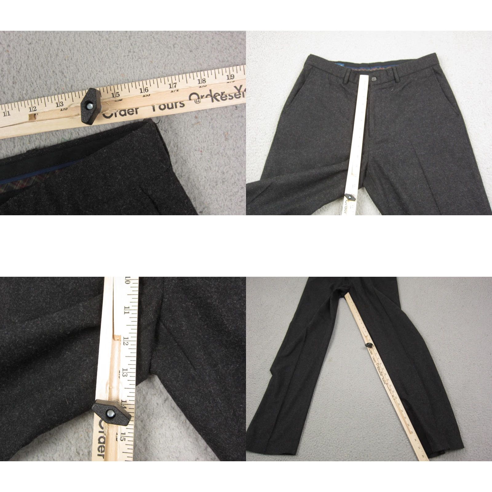 Polo Ralph Lauren Polo Ralph Lauren Pants Mens 34 Long Black Wool Chino Straight Size US S / EU 44-46 / 1 - 8 Thumbnail