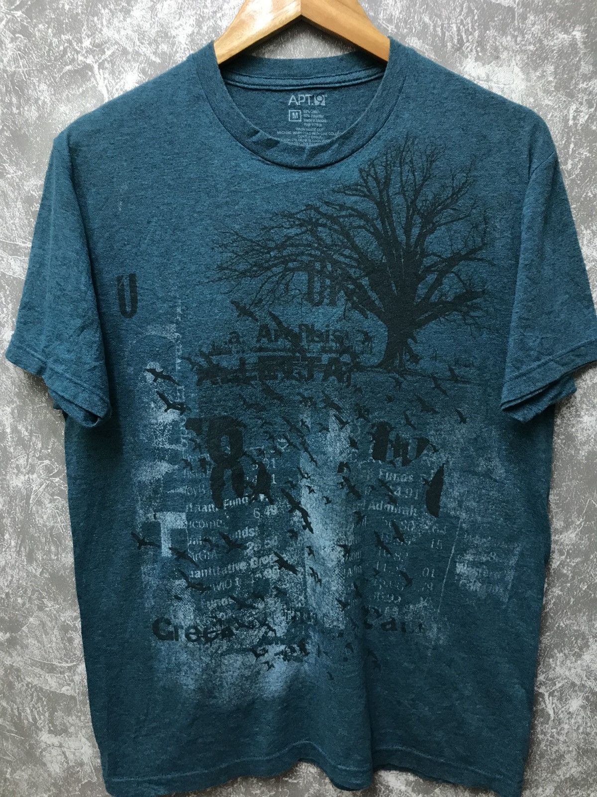 Apt. 9 Apt 9 Affliction Tree Birds Y2K Graphic Tee Size US M / EU 48-50 / 2 - 1 Thumbnail