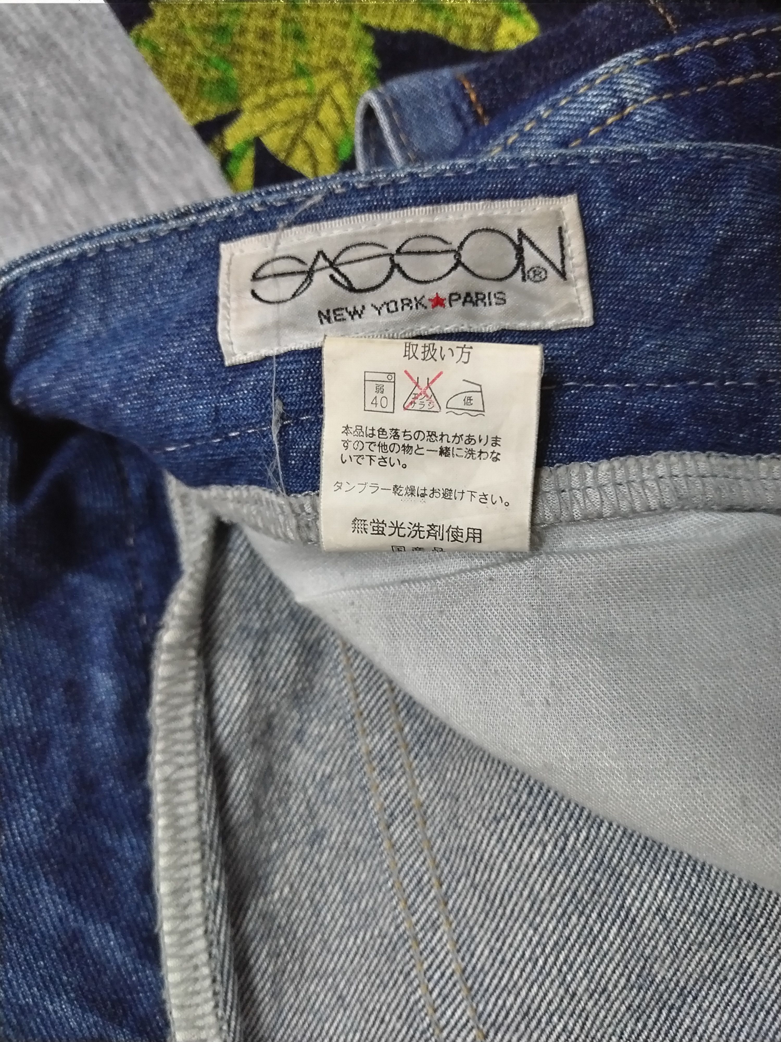 Japanese Brand × Vintage Sasson new york paris nice patina vtg Jeans Size 30" / US 8 / IT 44 - 8 Thumbnail