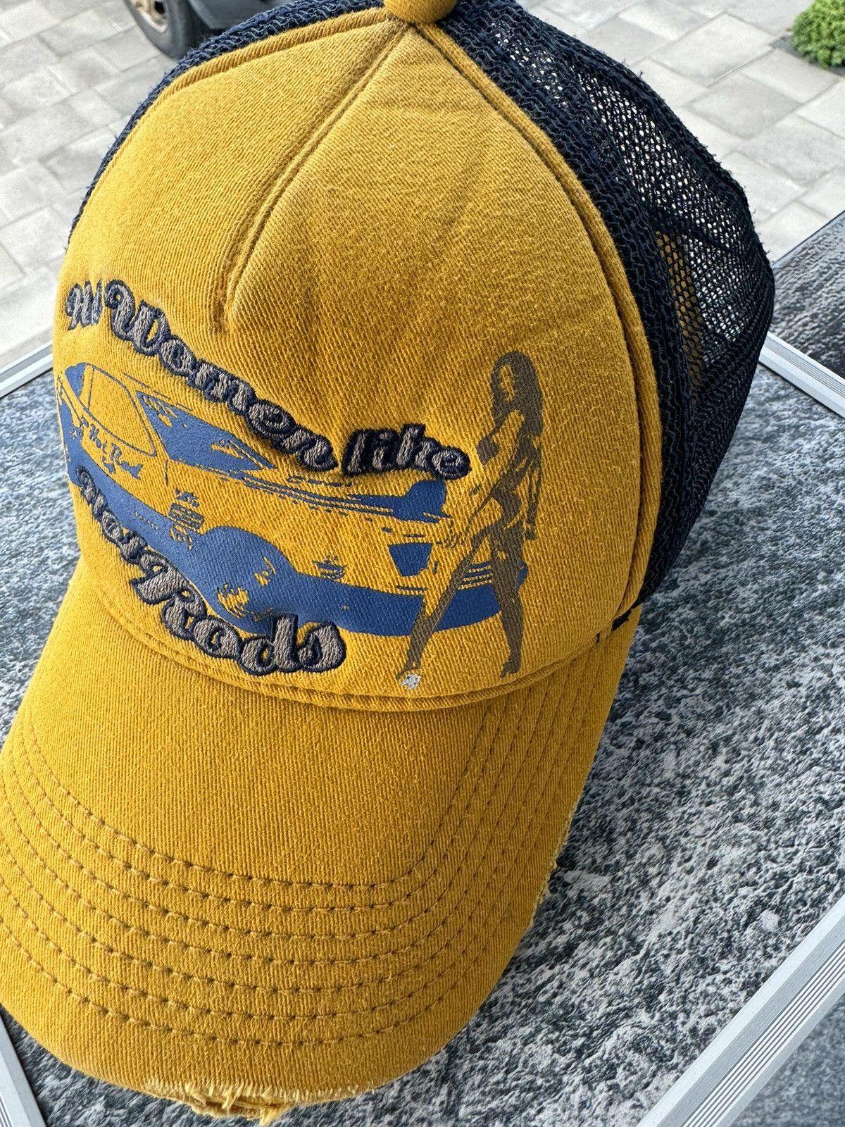 Other Hot Woman like Hot Rods Truck Cap Distressed Cap Size ONE SIZE - 4 Thumbnail