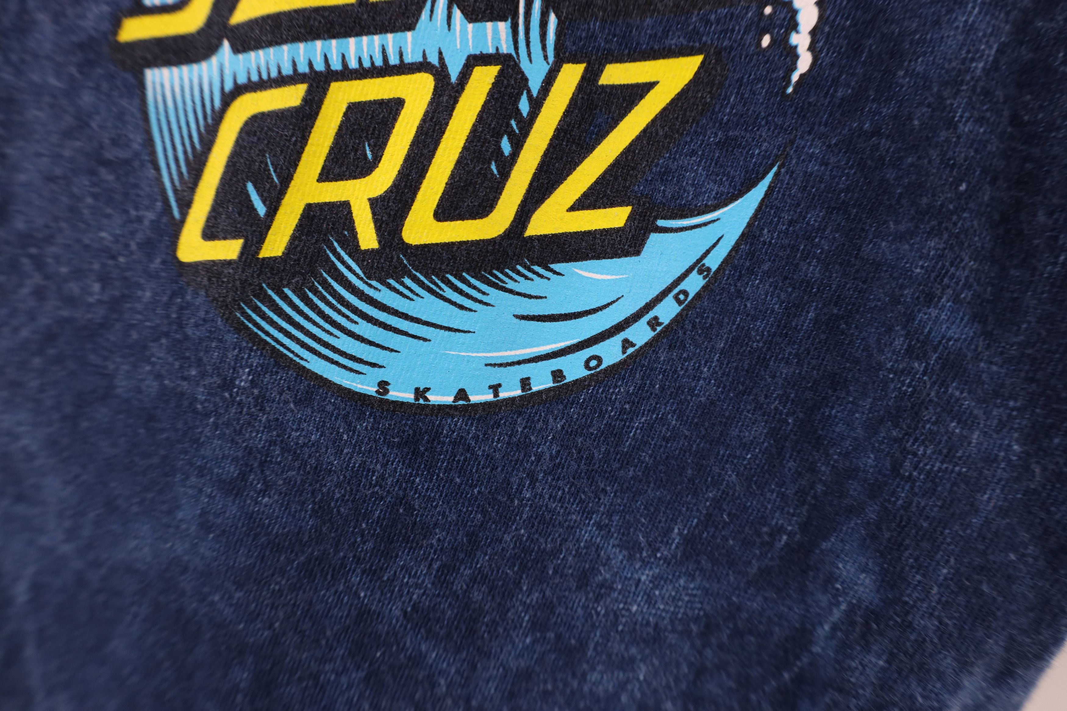 Santa Cruz Skateboards Vintage Y2K Santa Cruz Skateboards Acid Wash Surfing T-Shirt Size US S / EU 44-46 / 1 - 5 Thumbnail