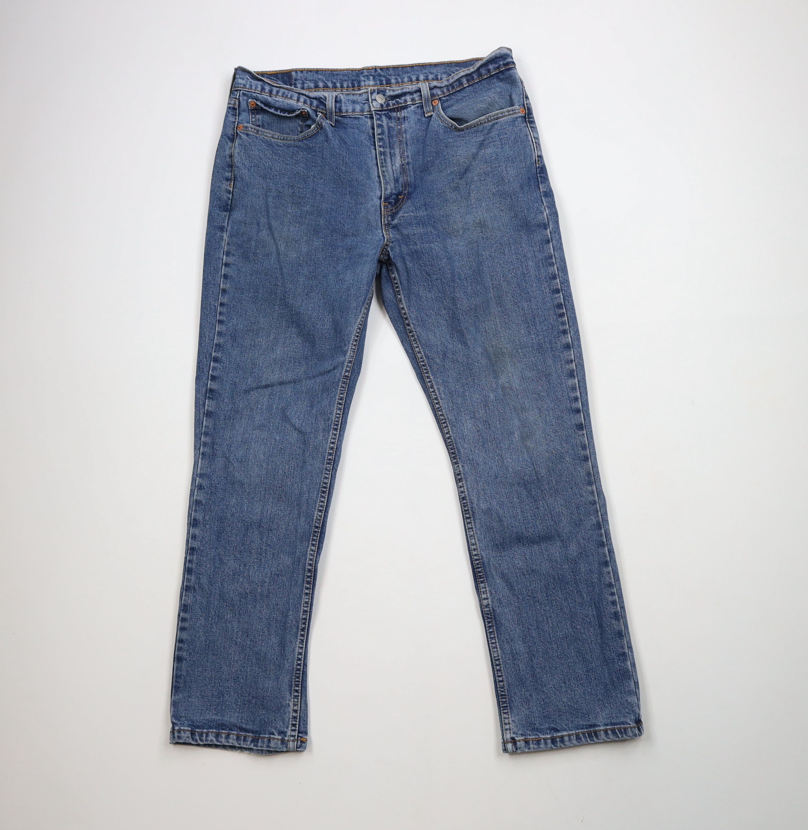 Levi's × Vintage Vintage Y2K Levis 514 Straight Leg Denim Jeans Blue Cotton Size US 36 / EU 52 - 1 Thumbnail