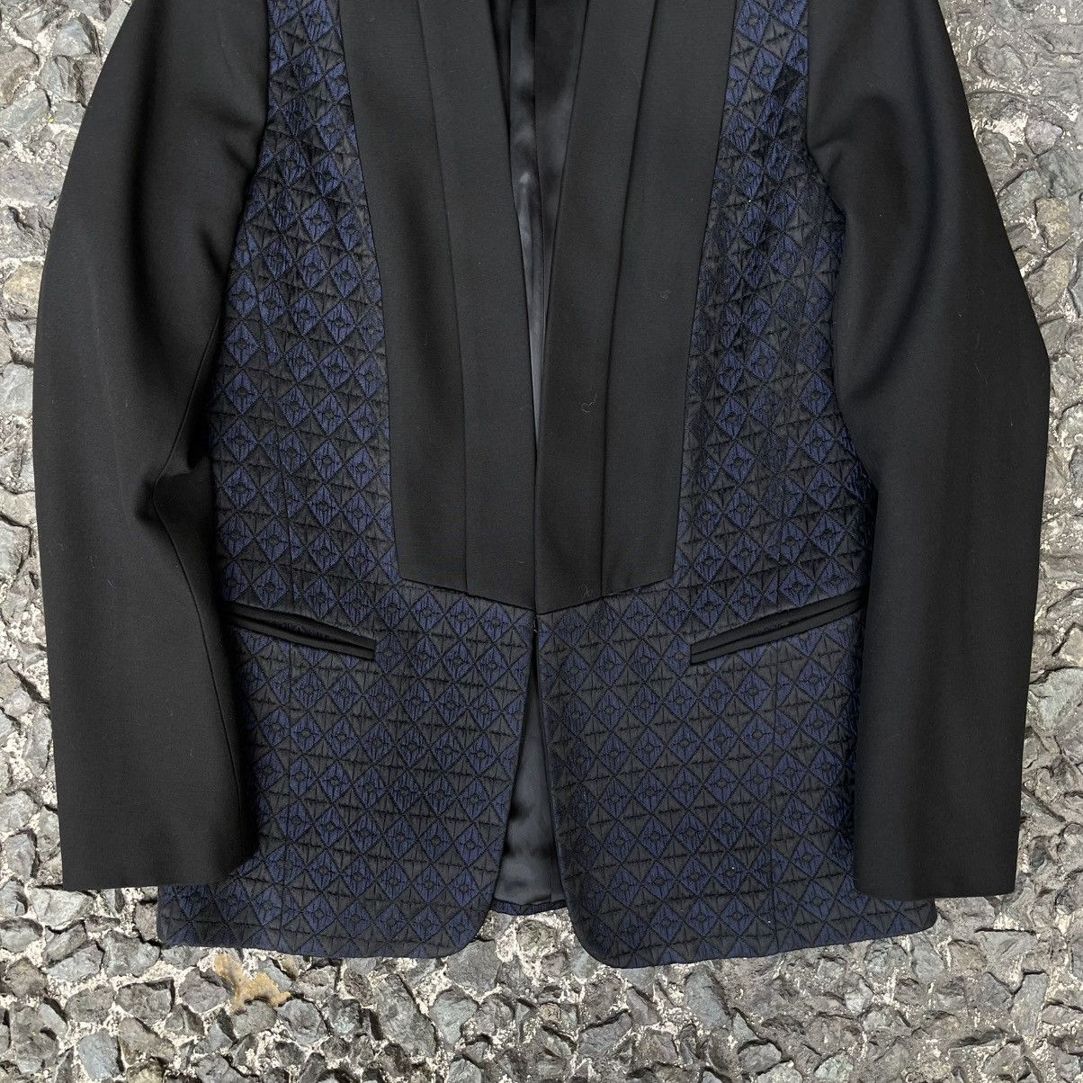 Sandro Sandro Geometric Panel Tuxedo Jacket Size XS / US 0-2 / IT 36-38 - 3 Thumbnail