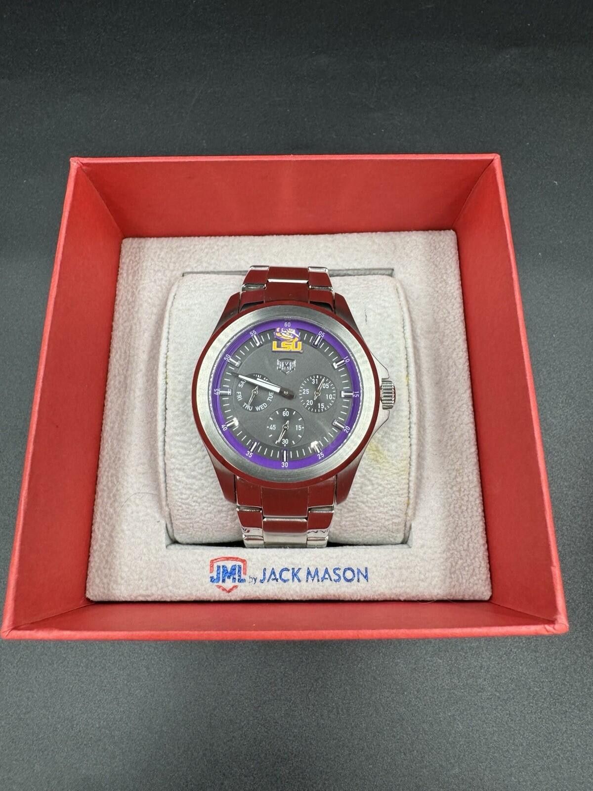 Other Jack Mason LSU Tigers Chronograph Watch Purple Dial Stainles Size ONE SIZE - 3 Thumbnail
