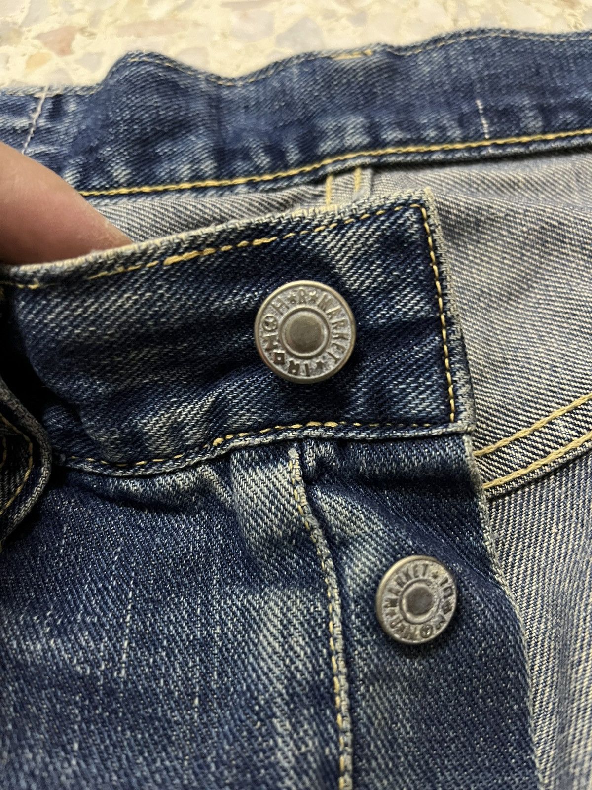 Vintage Vintage HR market redline selvedge distressed denim Size US 32 / EU 48 - 7 Thumbnail