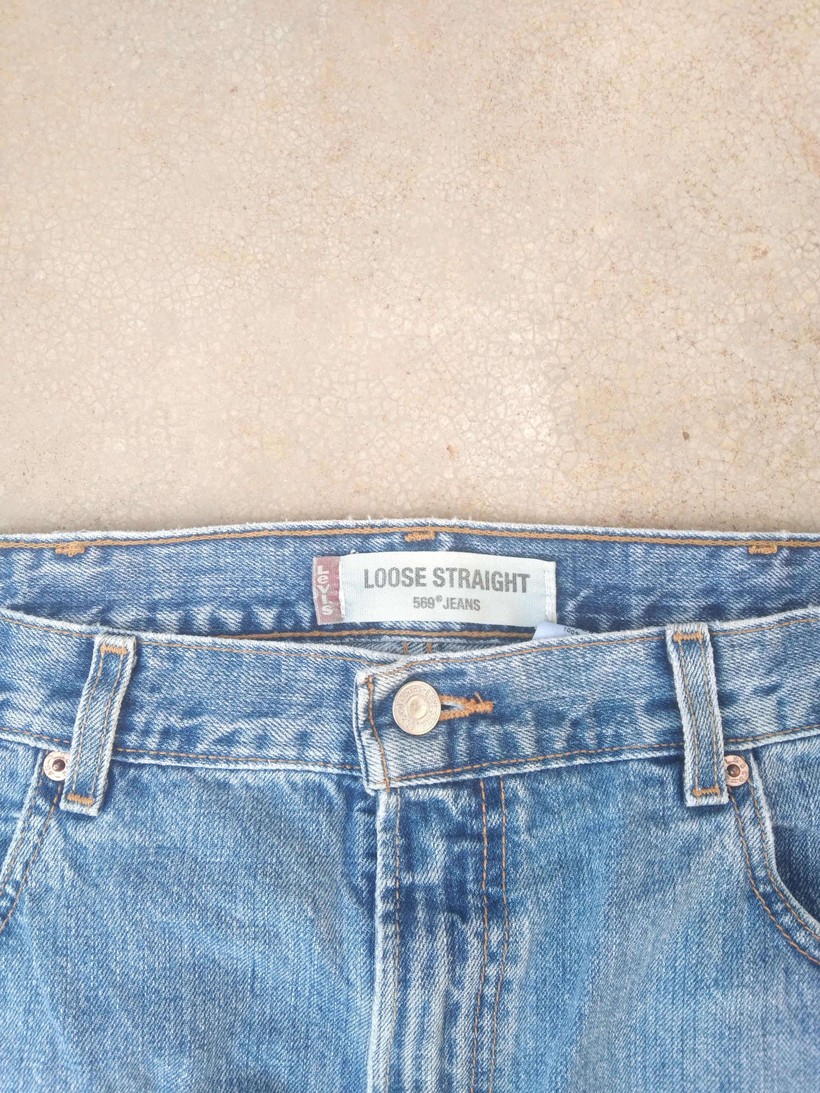 Levi's Vintage Levi's Jeans 569 Loose Straight Baggy 38x33 Size US 38 / EU 54 - 8 Thumbnail