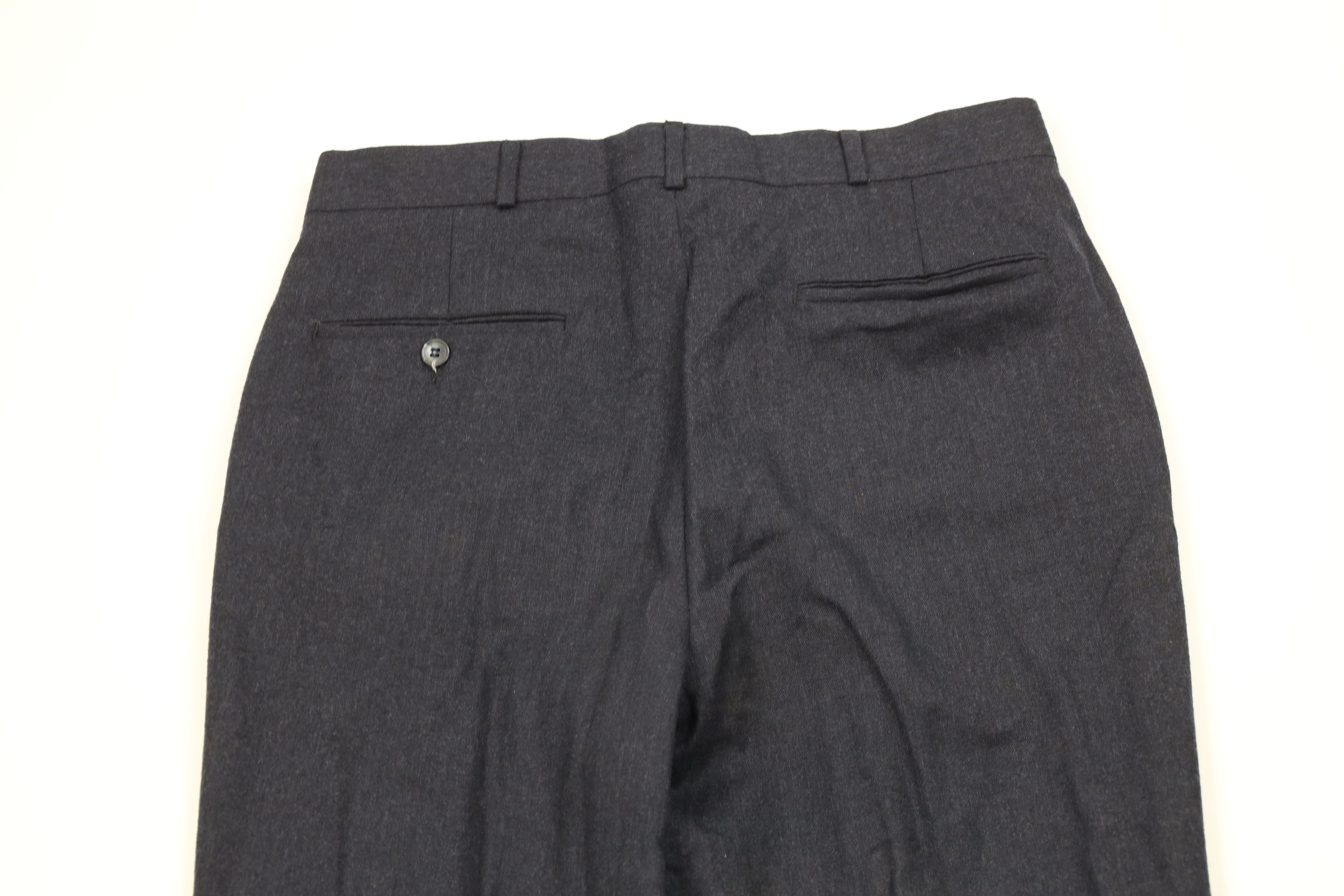 Vintage Vintage 90s Streetwear Wide Leg Chino Pants Navy Blue USA Size US 32 / EU 48 - 11 Thumbnail