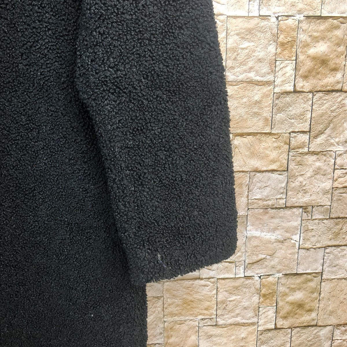 Homespun Knitwear Uniqlo Black Cardigan fleece Knitwear #A208 Size M / US 6-8 / IT 42-44 - 9 Thumbnail