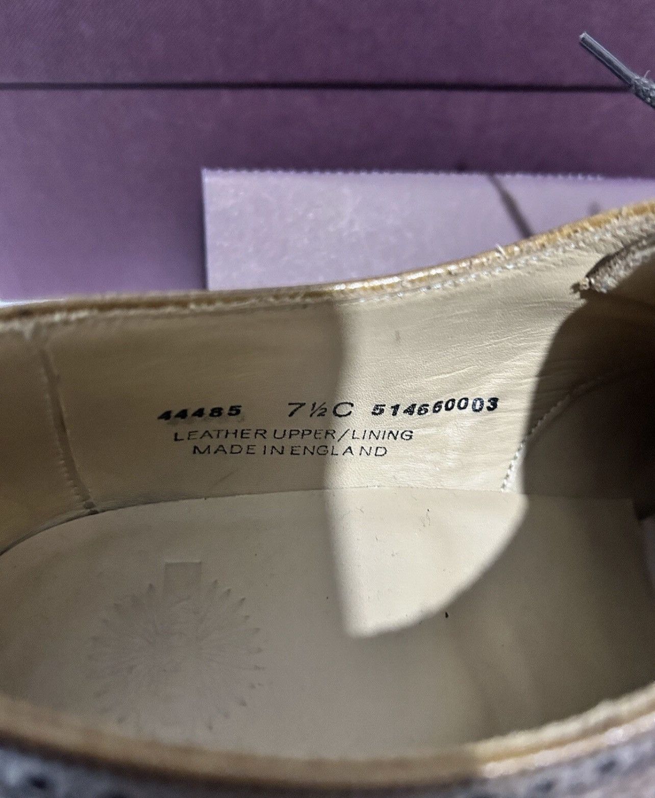 Purdey Purdey Women’s Calf Leather Brogue Size-7.5 UK Size US 10 / IT 40 - 12 Thumbnail