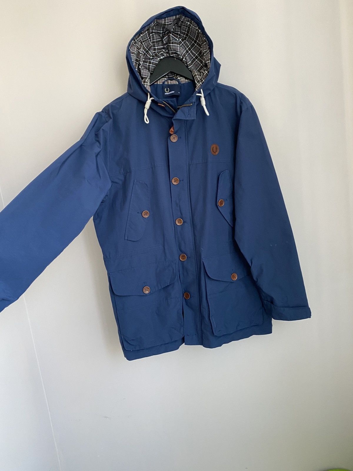 Fred Perry Fred Perry Mountain Parka Jacket Mens L Blue Size US L / EU 52-54 / 3 - 3 Thumbnail