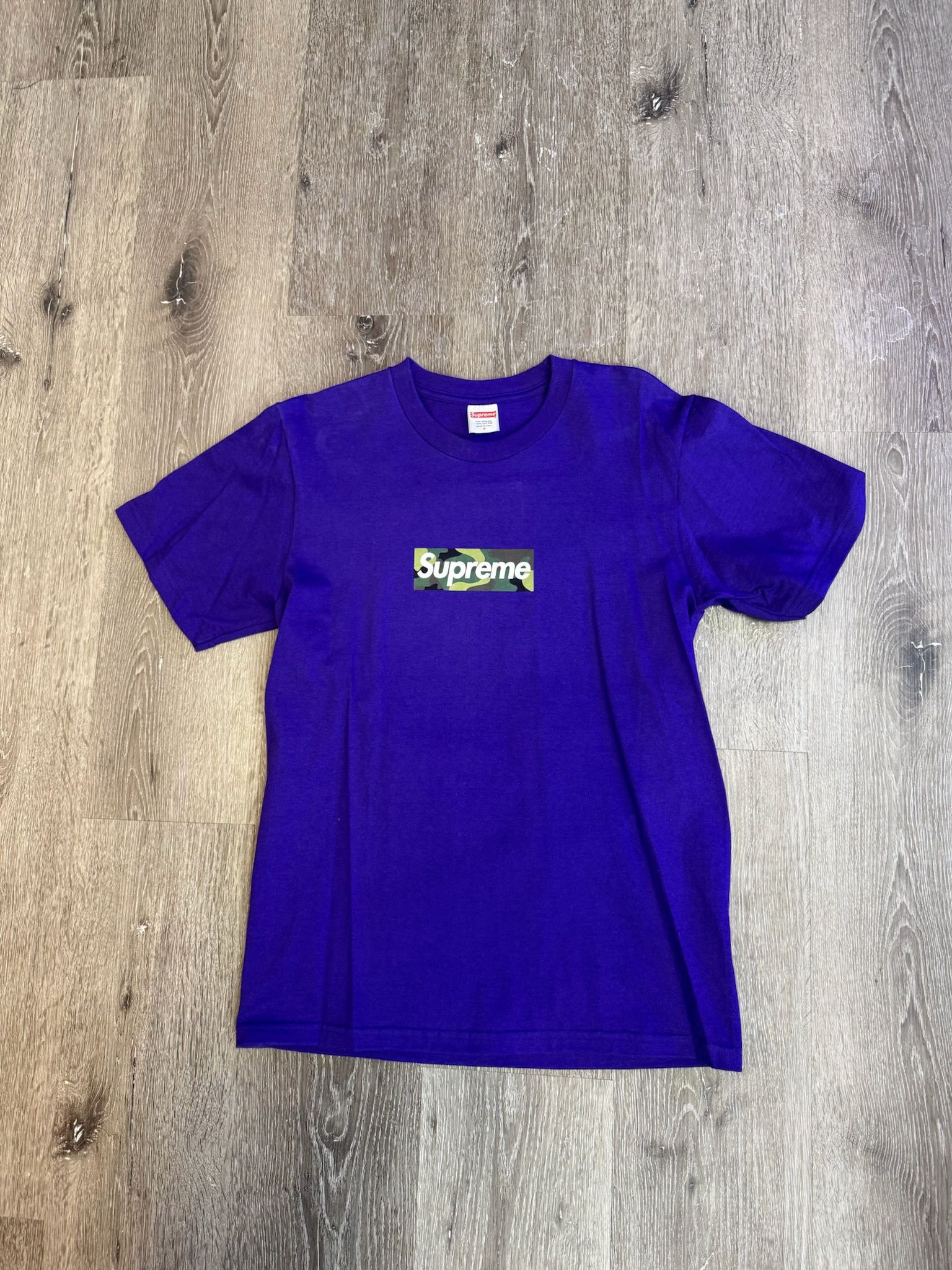 Supreme Supreme "Box Logo" Tee (FW23) (Purple) Size US S / EU 44-46 / 1 - 1 Thumbnail