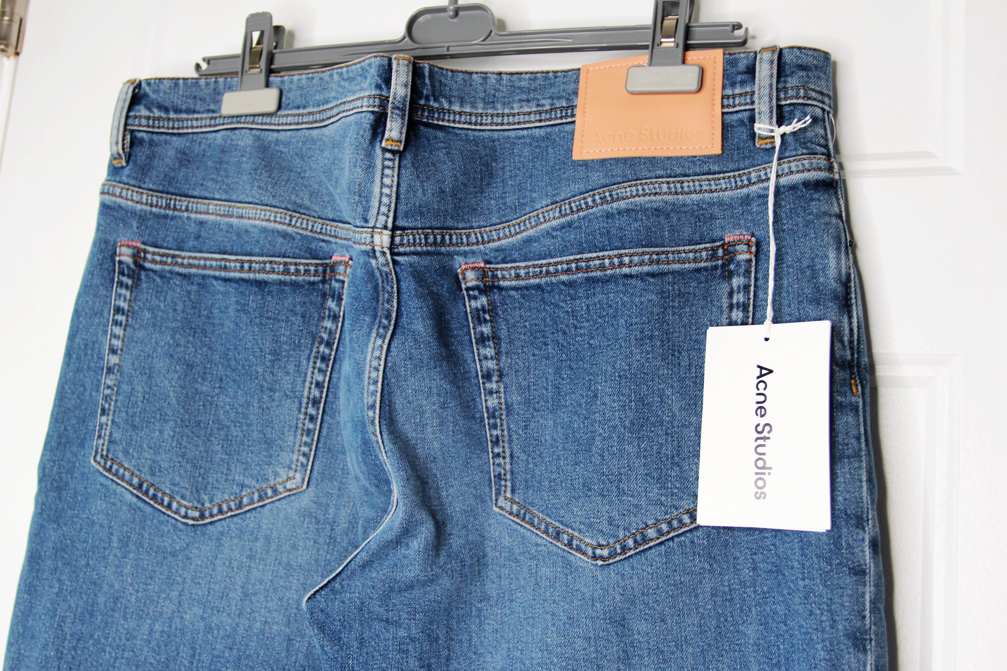 Acne Studios BNWT SS23 ACNE STUDIOS RIVER MID BLUE SLIM FIT JEANS 36 Size US 36 / EU 52 - 6 Thumbnail