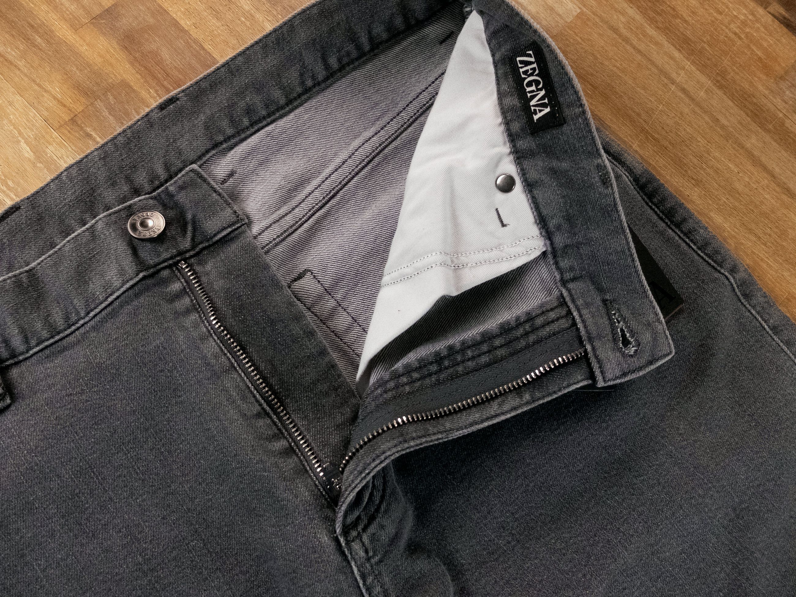 Ermenegildo Zegna ZEGNA 2025 Collection gray straight leg jeans Size 35 Size US 35 - 8 Thumbnail