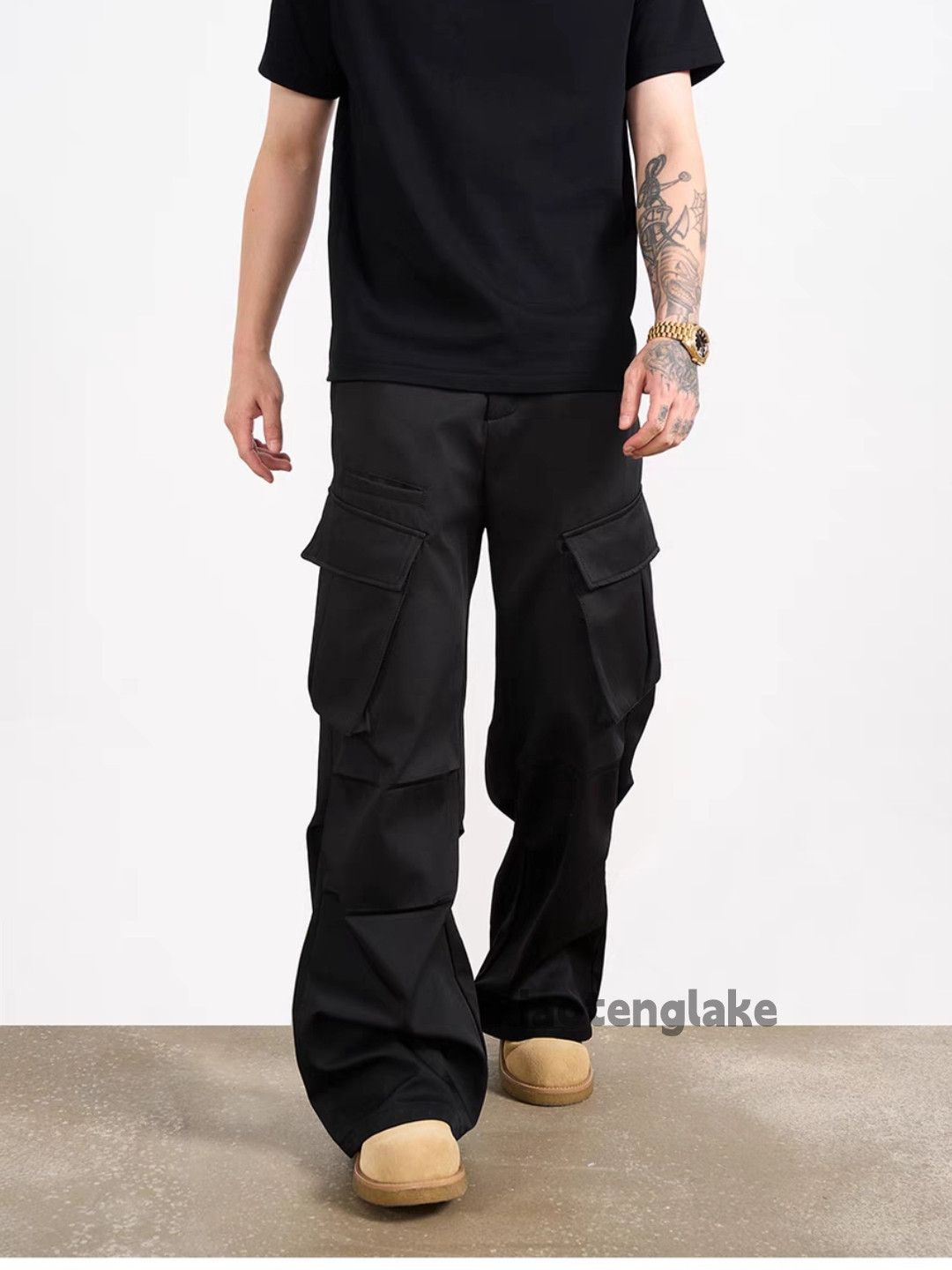 Designer Unisex outdoor utility punk hiphop yuppie cargo pants Size US 32 / EU 48 - 1 Thumbnail