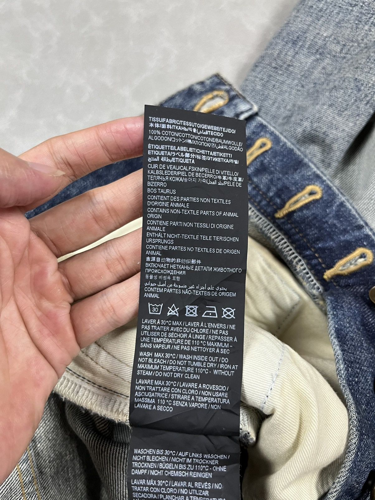 Saint Laurent Paris Saint Laurent denim pants Size US 31 - 17 Thumbnail