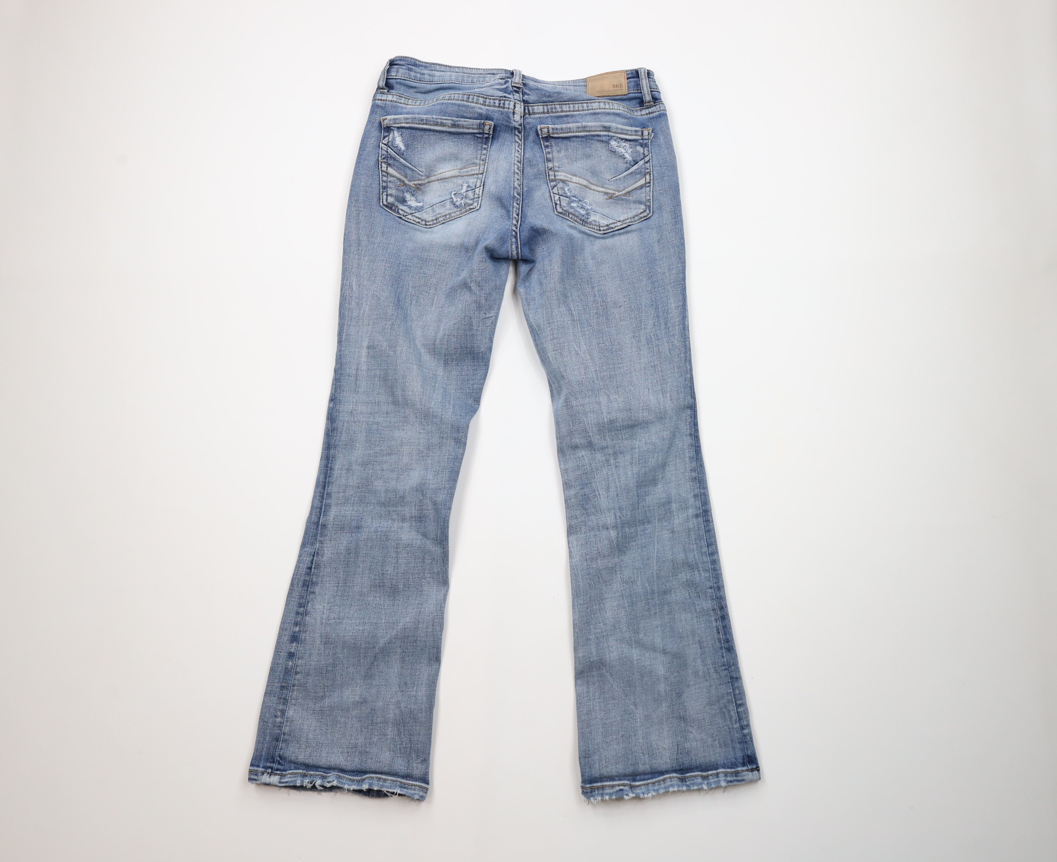 Vintage Buckle BKE Stella Slim Fit Low Rise Bootcut Denim Jeans Size 28" / US 6 / IT 42 - 10 Thumbnail