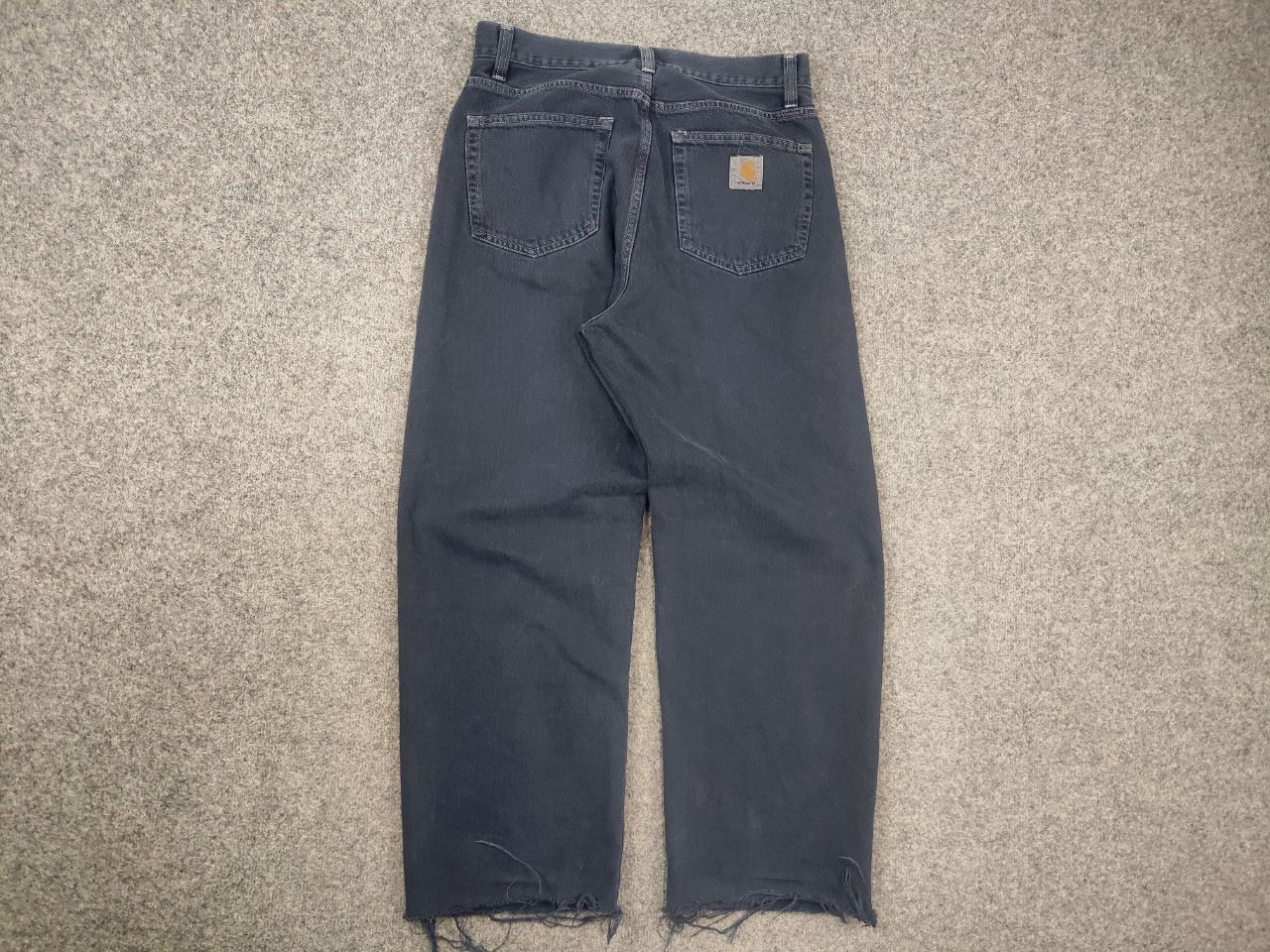 Carhartt Vintage Carhartt Wip Denim Jeans boiled effect loose ripped Size US 32 / EU 48 - 9 Thumbnail
