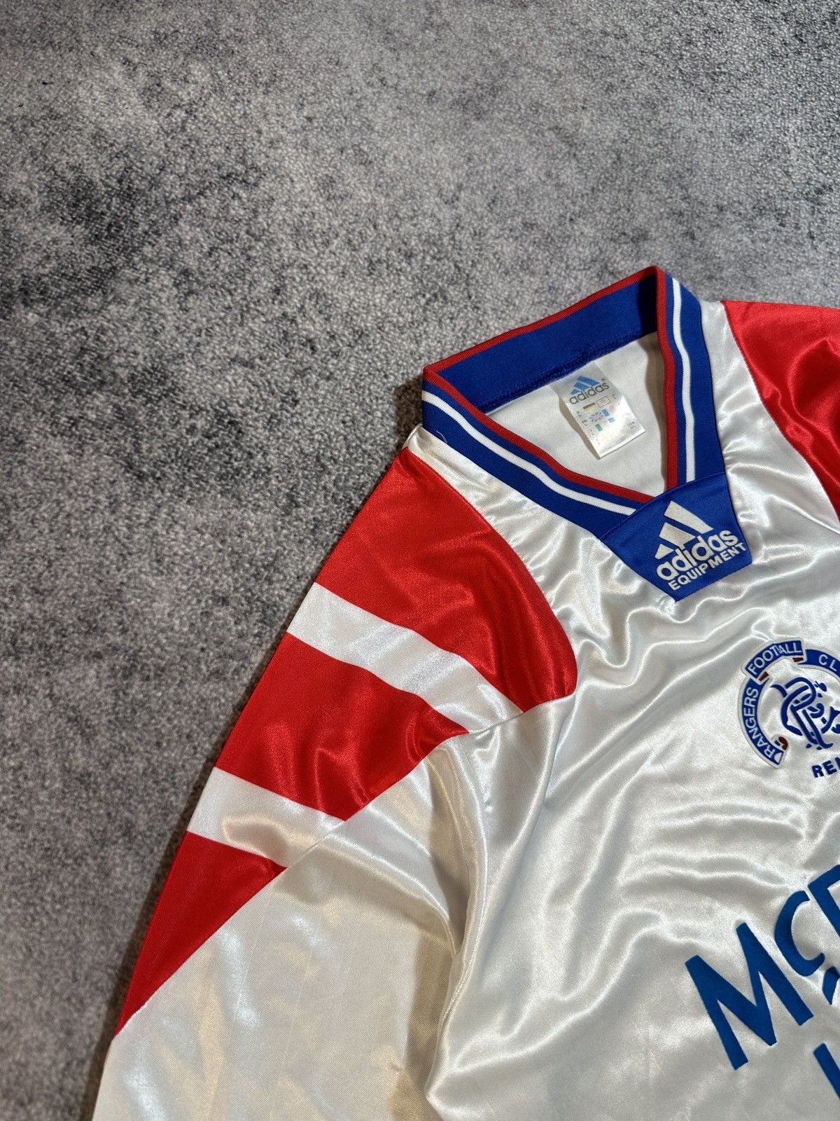 Adidas Vintage Soccer Jersey Adidas Equipment Glasgow Rangers 90s Size US L / EU 52-54 / 3 - 4 Thumbnail