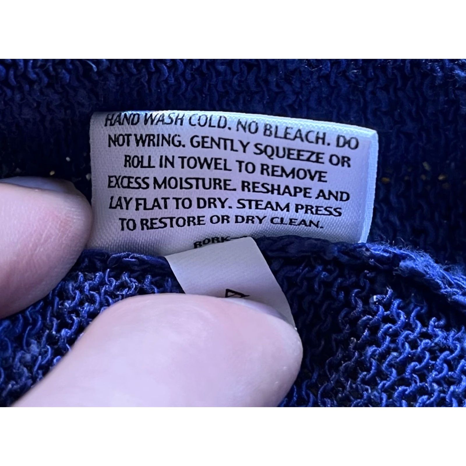 Eileen Fisher VINTAGE? No. Eileen Fisher Blue Cardigan Women’s M Linen Blend Open Knit V-Neck Casual Business Bohemian Outdoor - Mens? Ladies? Size M / US 6-8 / IT 42-44 - 7 Thumbnail