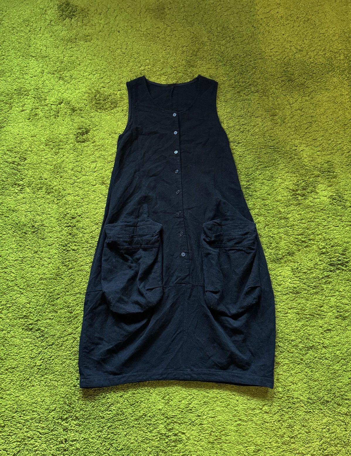 Rundholz Rundholz avant garde wool + linen blend maxi dress Size XL / US 12-14 / IT 48-50 - 8 Thumbnail