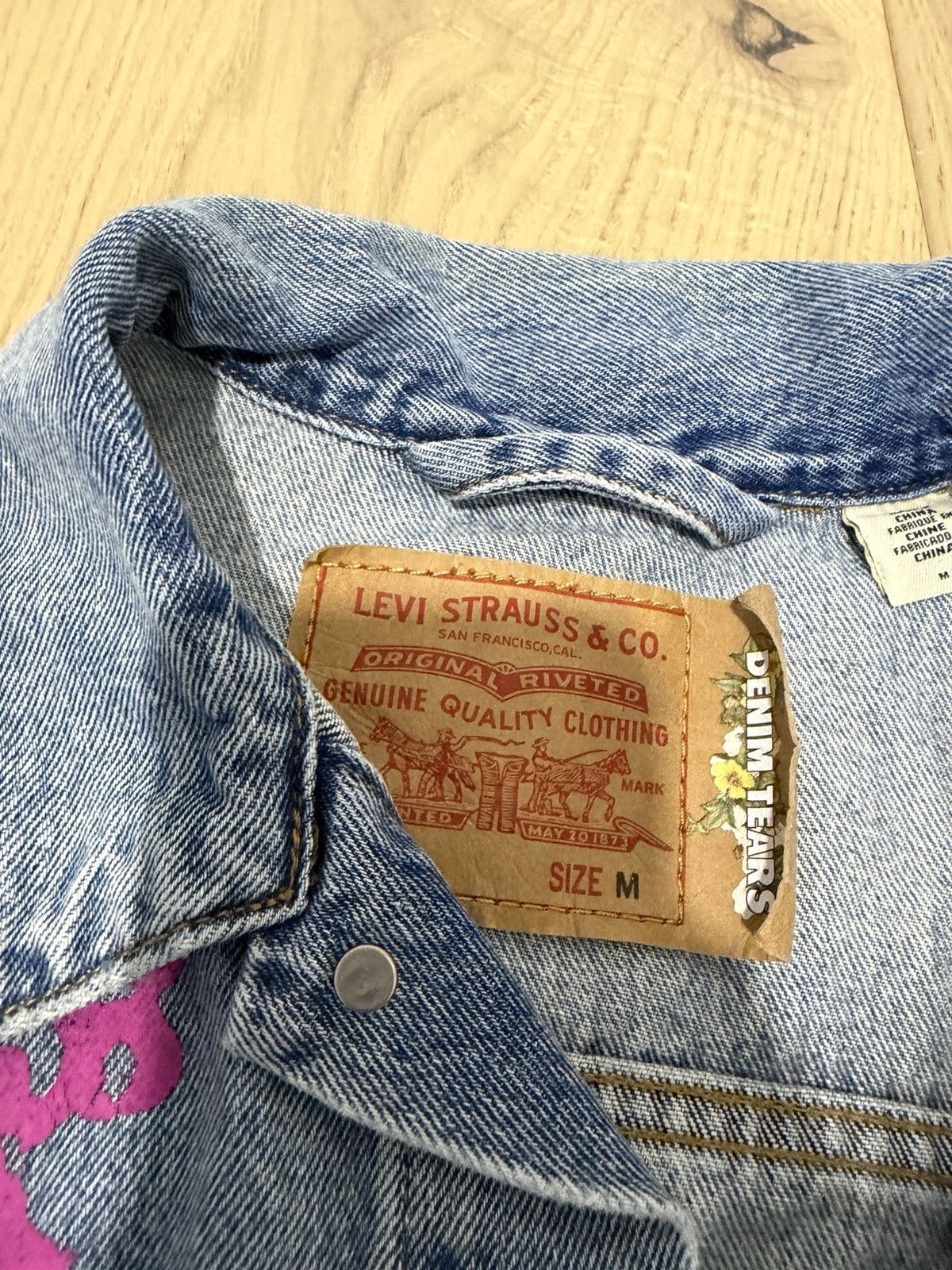 DENIM TEARS Denim Tears Levis Jean Jacket Size US M / EU 48-50 / 2 - 4 Thumbnail