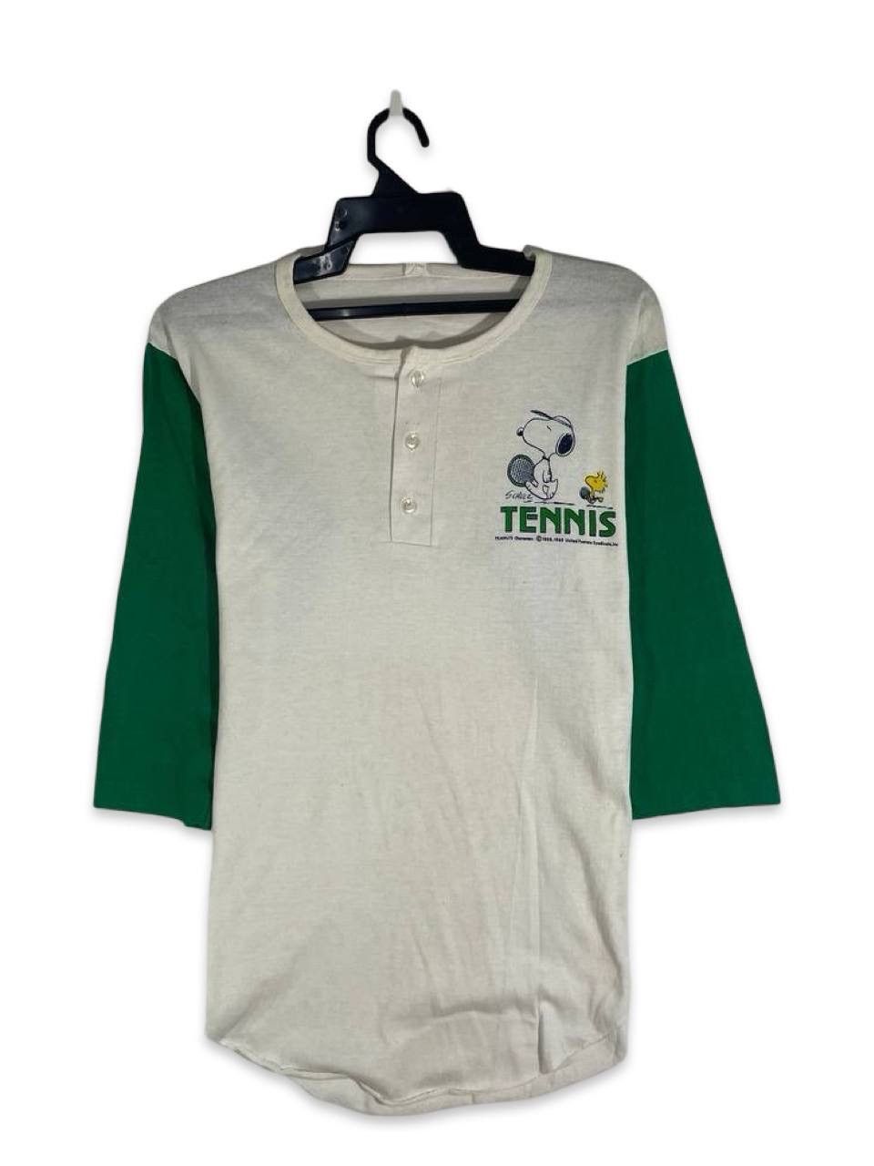 Vintage vintage 60s peanuts cartoon woodstock tennis game Size US L / EU 52-54 / 3 - 1 Thumbnail