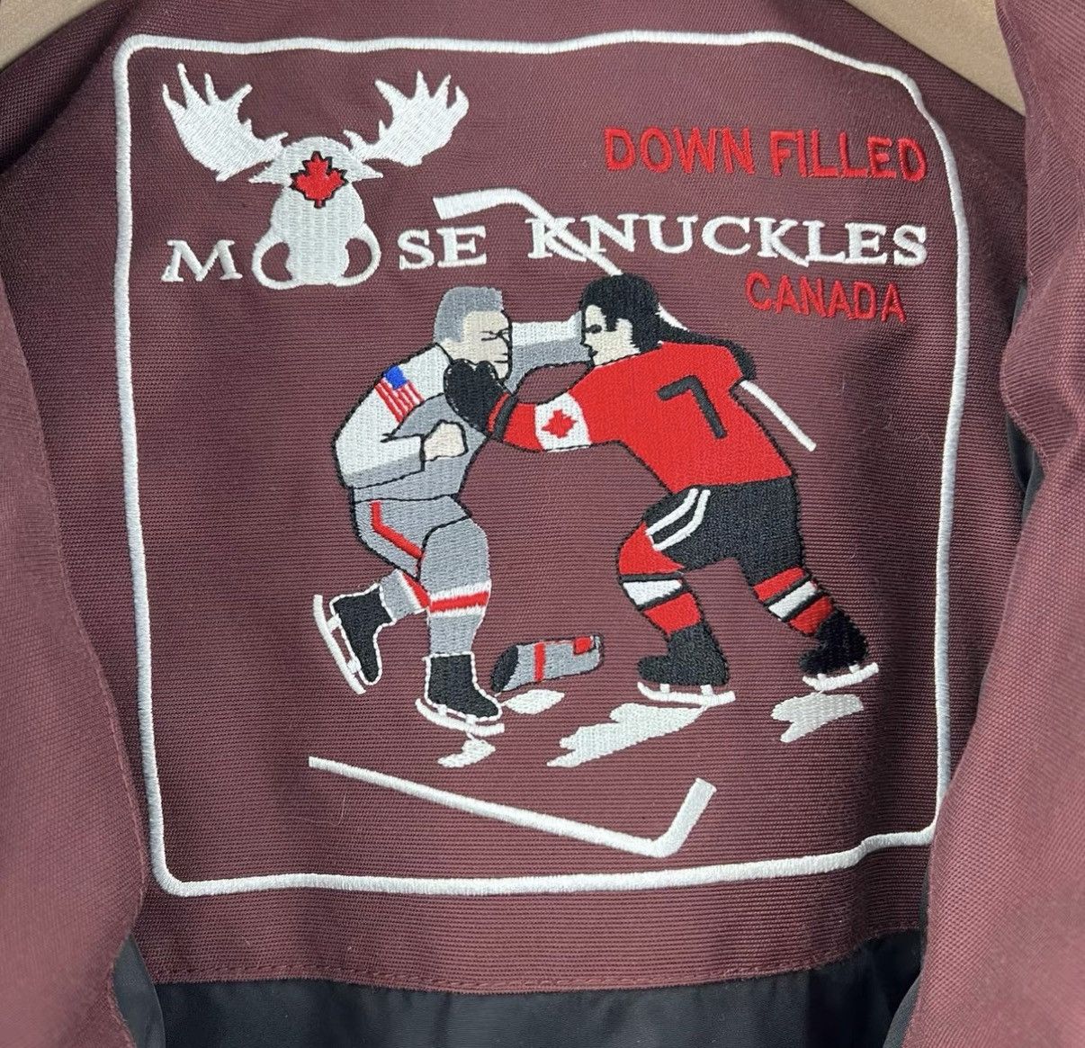 Moose Knuckles Moose Knuckles Saskatchewan Long Down Jacket Wine Red K12 Size S / US 4 / IT 40 - 7 Thumbnail