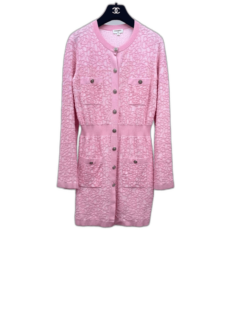 Chanel Pink Camellia Waist Dress